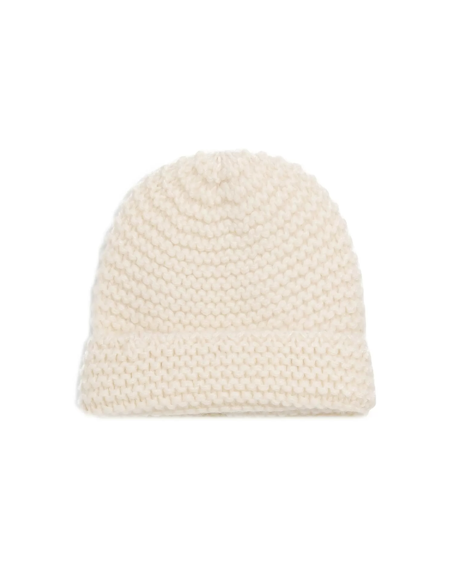 Kujten Hats & Headbands>Baby Cashmere Hat Blanc