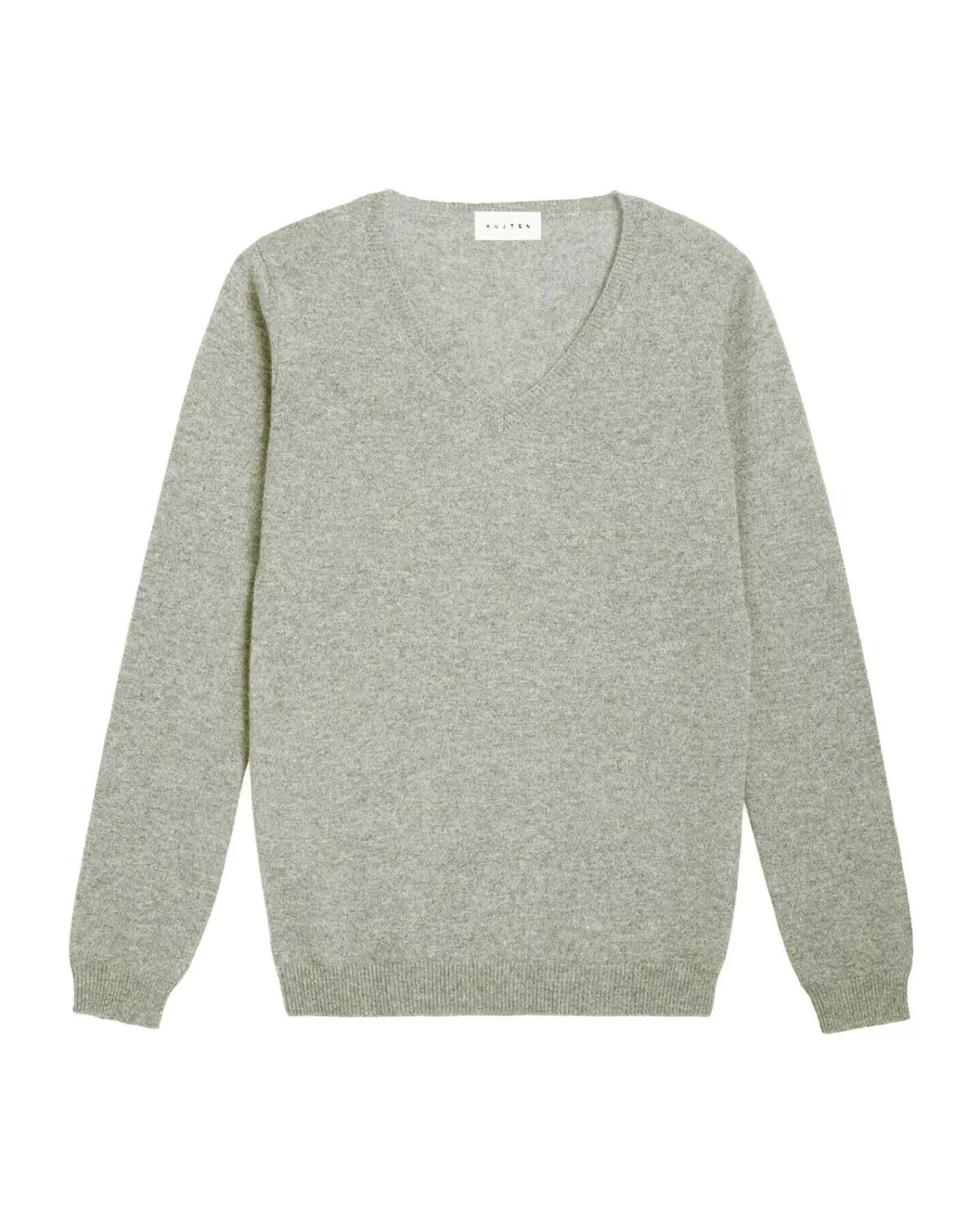 Kujten Sweaters & Sweatshirts>Basic Long Sleeves Cashmere Sweater Vert Suzy