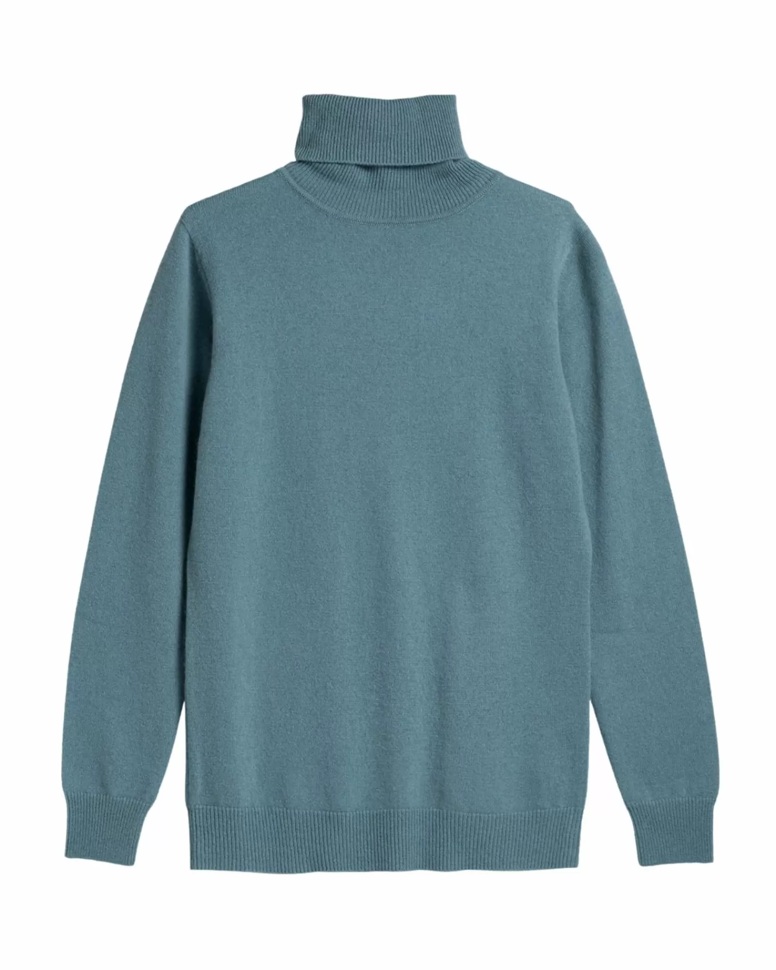 Kujten Sweaters & Sweatshirts>Basic Turtleneck 100% Cashmere Sweater Vert D'Eau