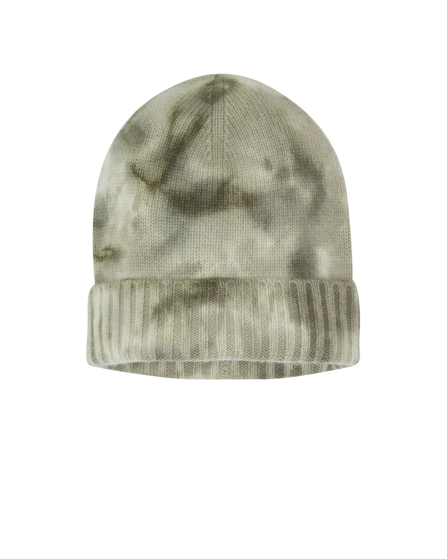 Kujten Hats & Headbands>Bleach Cashmere Beanie Kaki Fonce