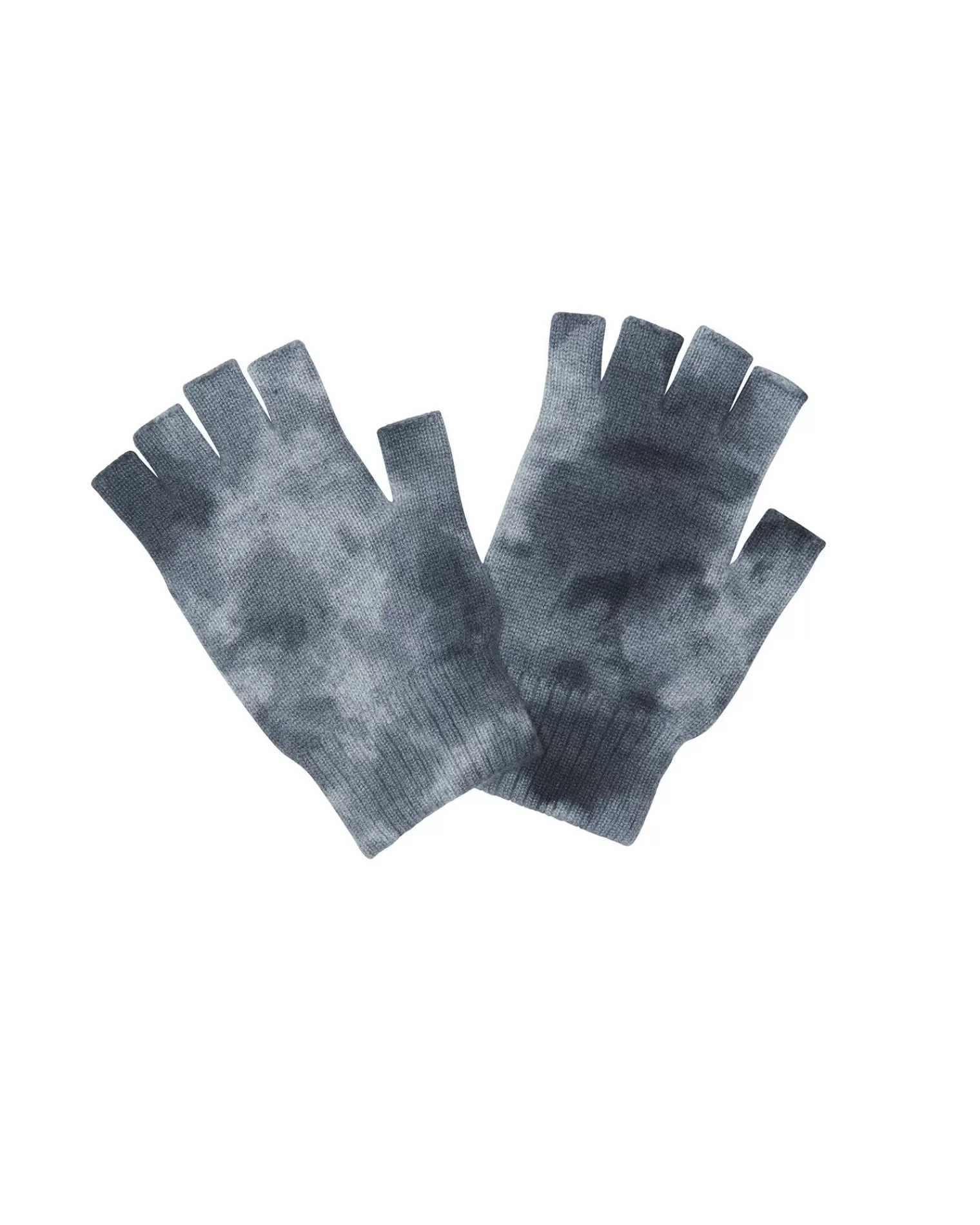 Kujten Gloves & Mittens>Bleached Short Cashmere Mittens Gris Flanelle