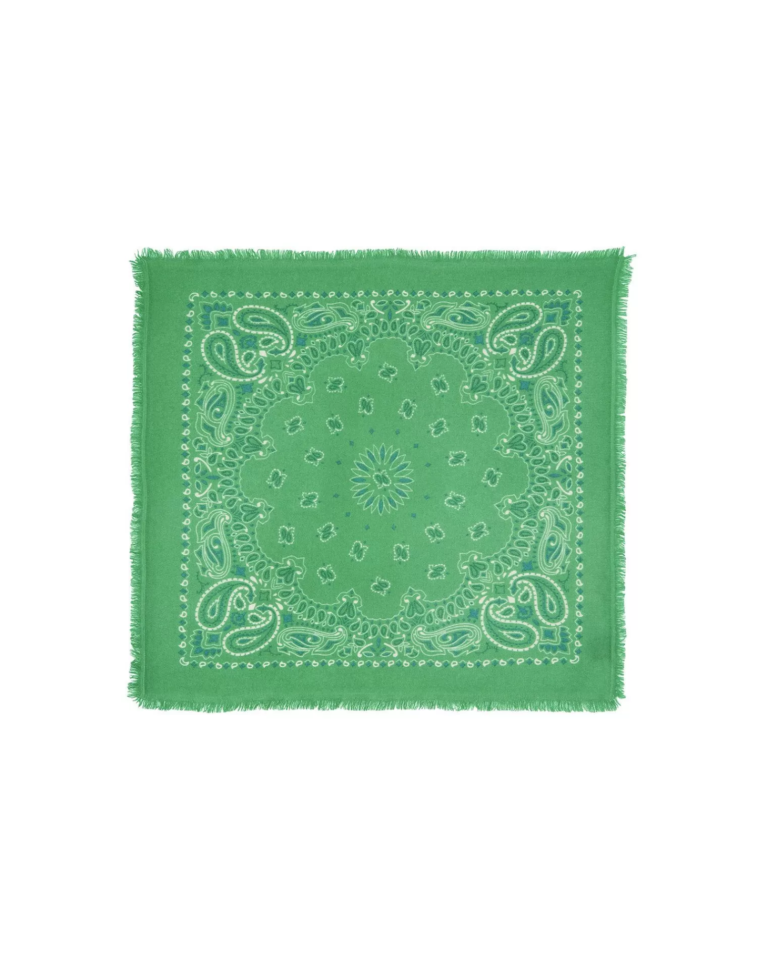 Kujten Scarves & Snoods>Cashmere Bandana Vert Gazon