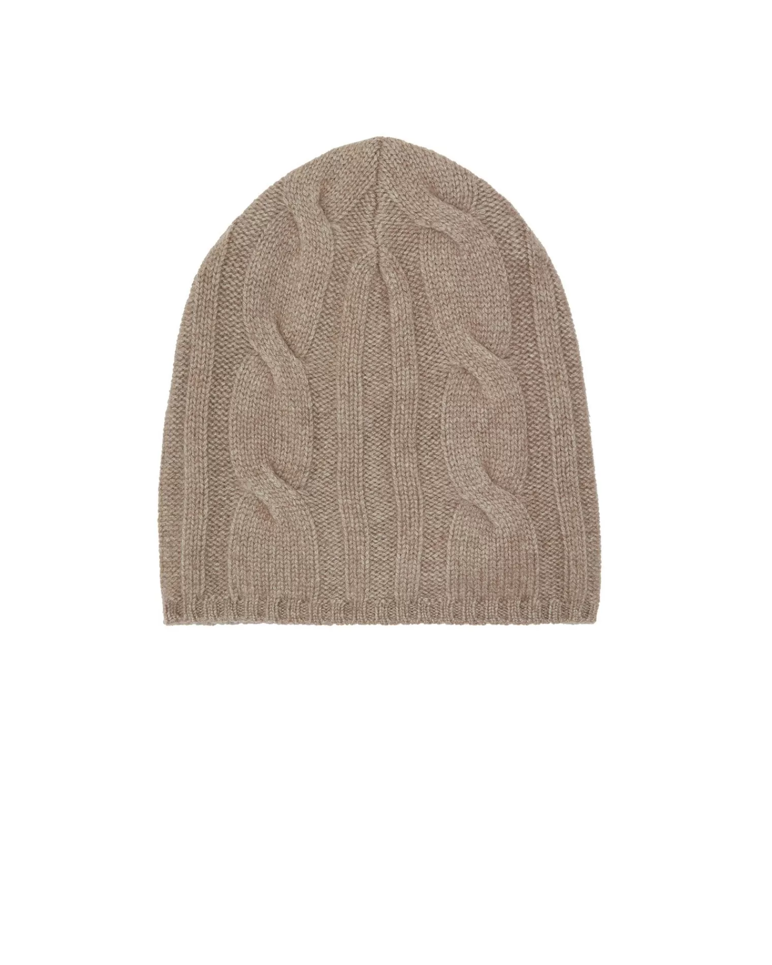 Kujten Hats & Headbands>Cashmere Beanie, 8-Threads Beige Taupe