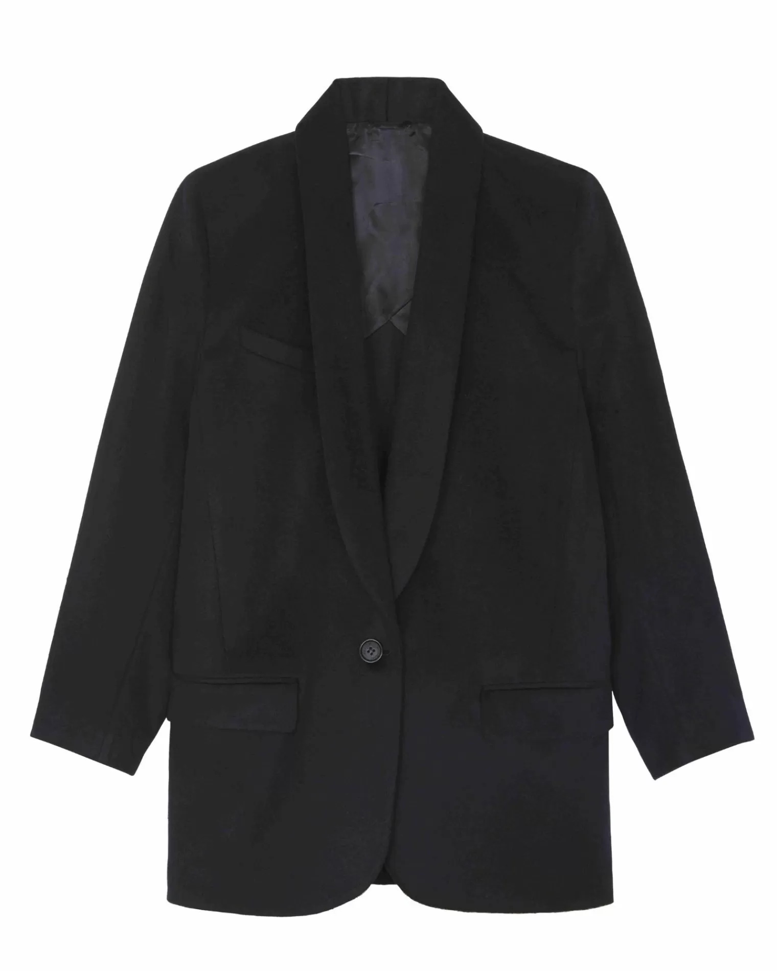 Kujten Jackets & Vests>Cashmere Blazer Noir