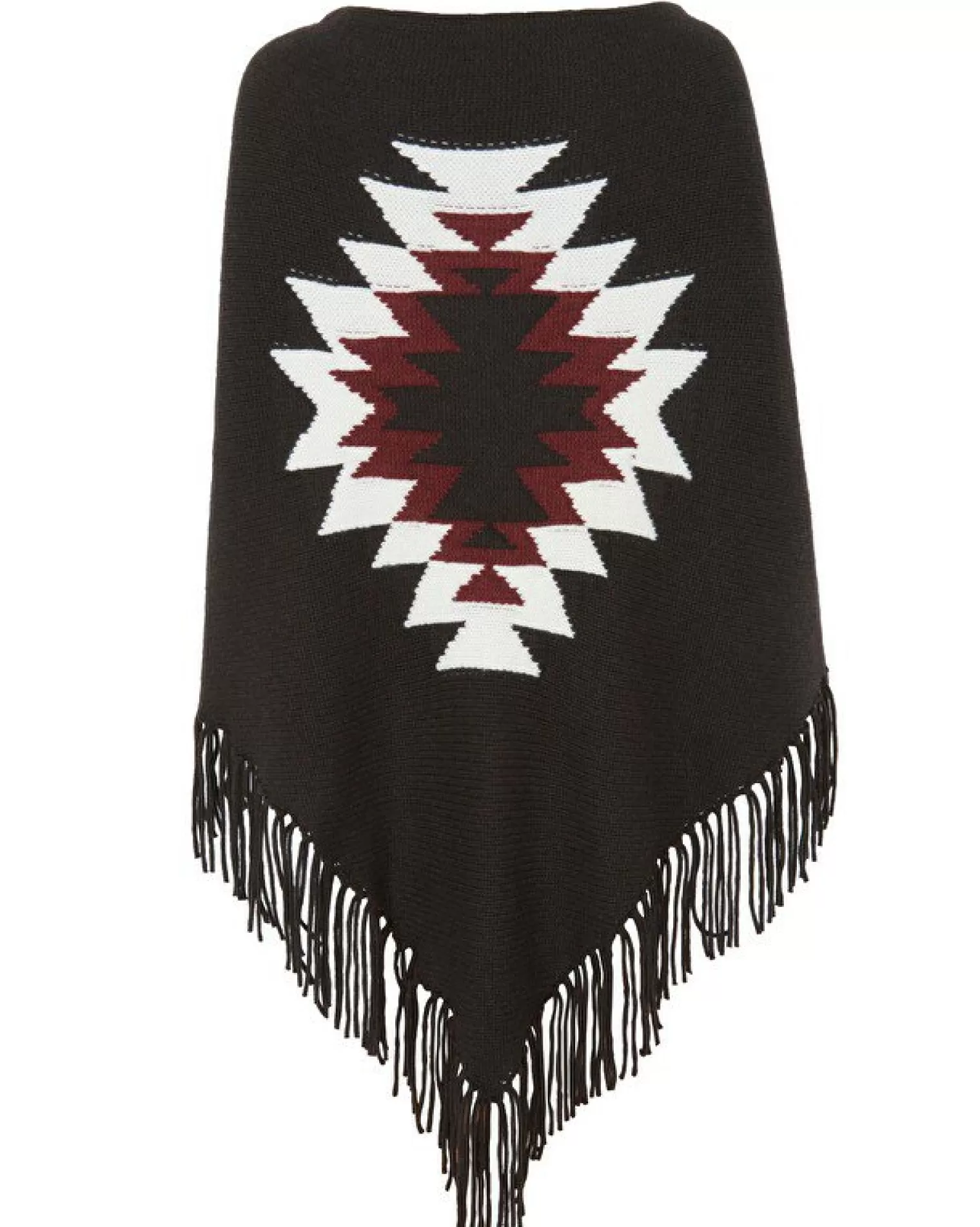 Kujten Scarves & Snoods>Cashmere Fringed Shawl, 12-Threads Marron