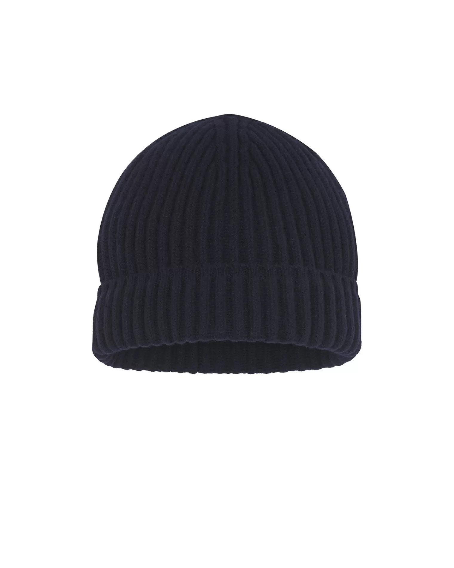 Kujten Hats & Headbands>Cashmere Hat, 6-Threads Bleu Marine Fonce