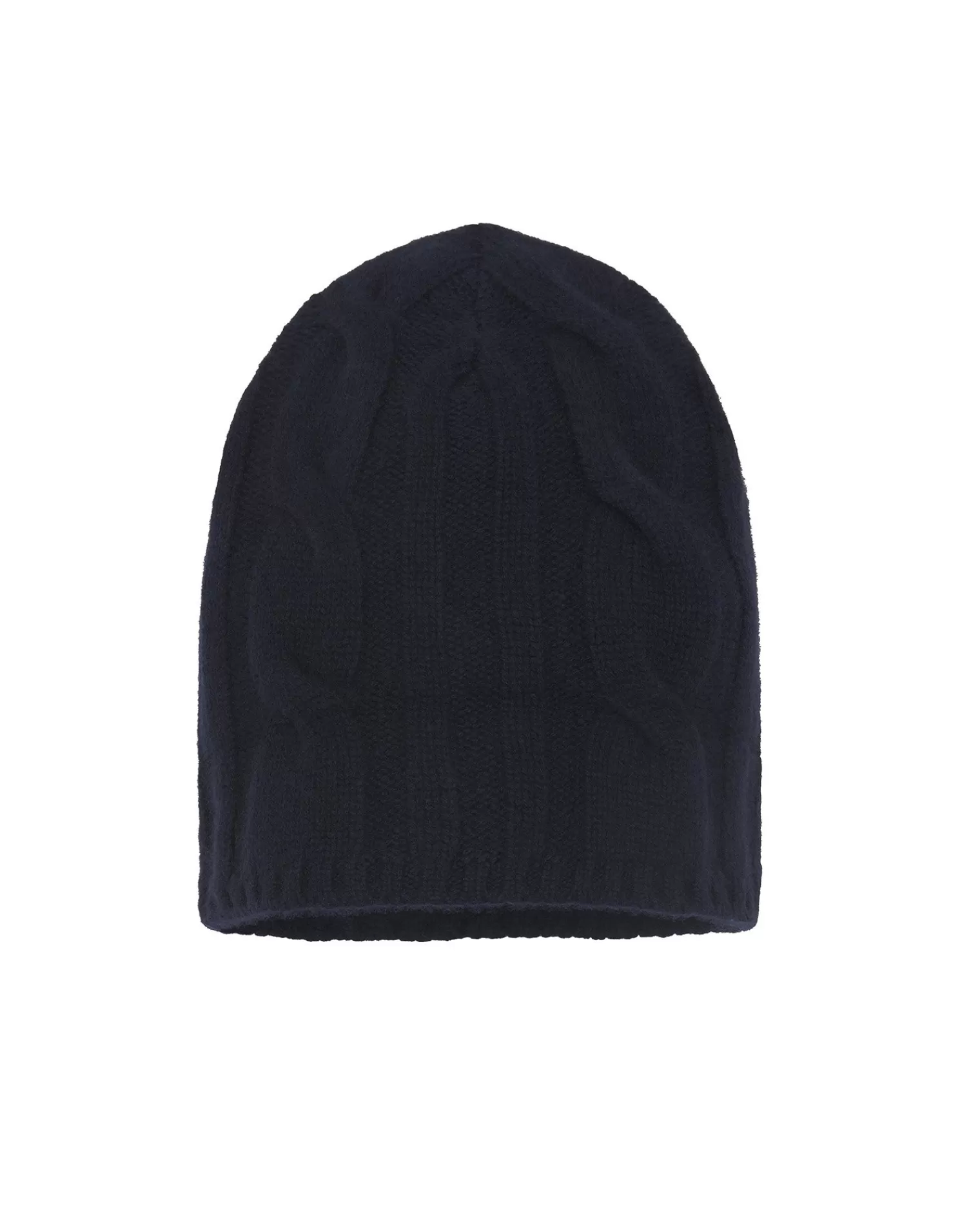 Kujten Hats & Headbands>Cashmere Hat, 8-Threads Bleu Marine Fonce