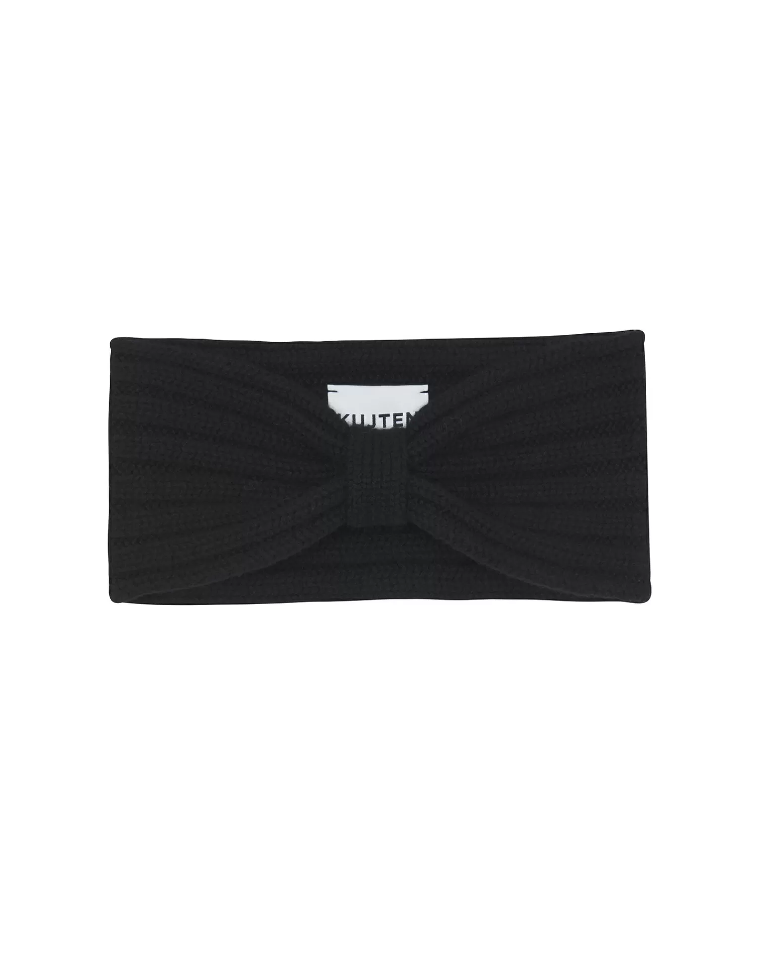 Kujten Hats & Headbands>Cashmere Headband, 10-Threads Noir