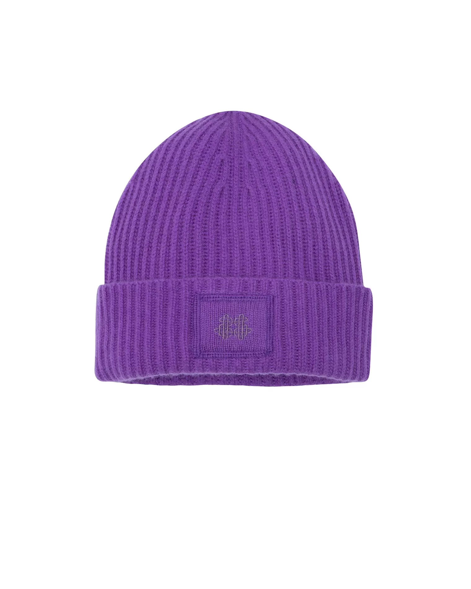 Kujten Hats & Headbands>Cashmere Logo Hat Violet