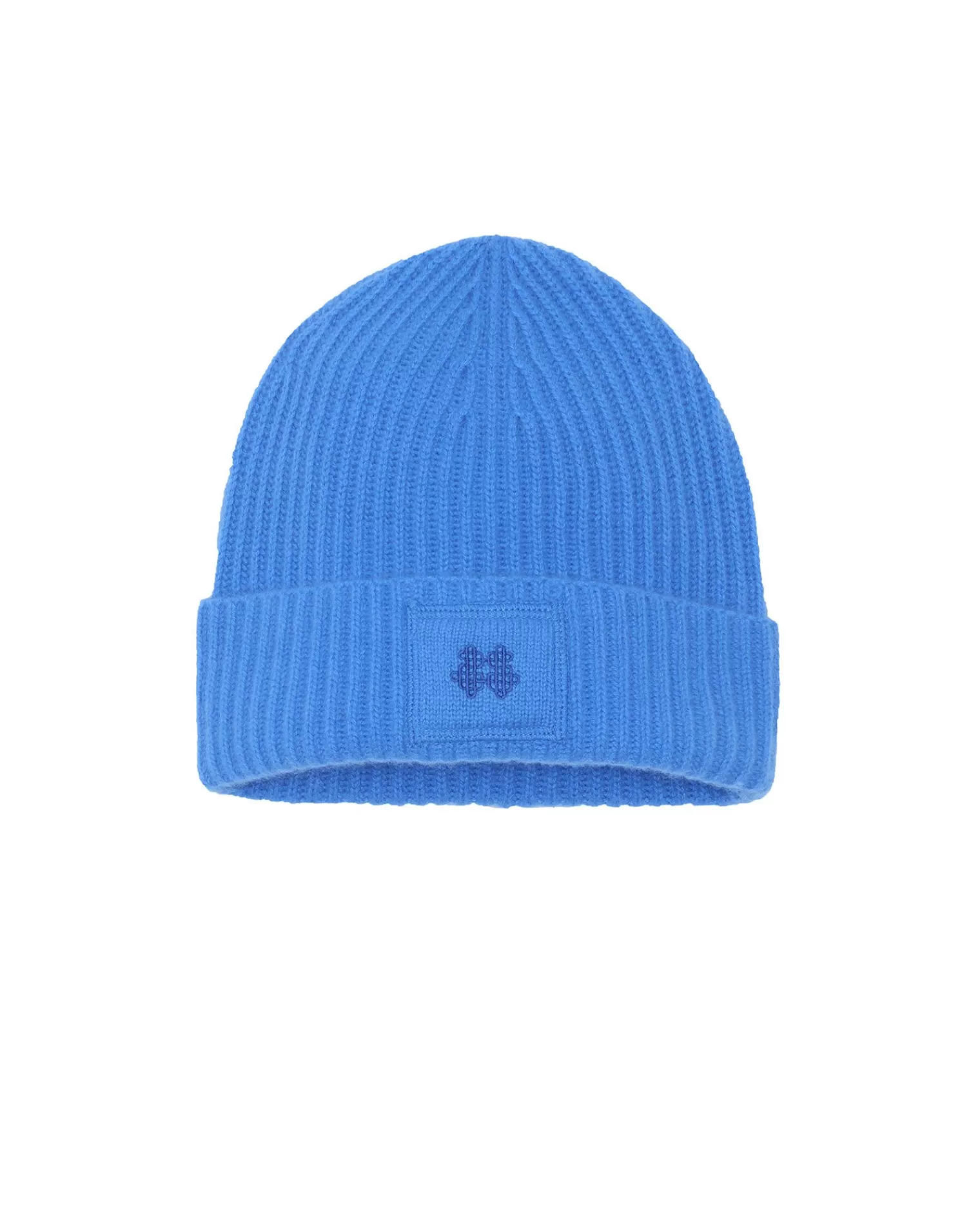 Kujten Hats & Headbands>Cashmere Logo Hat Bleu Kabalos