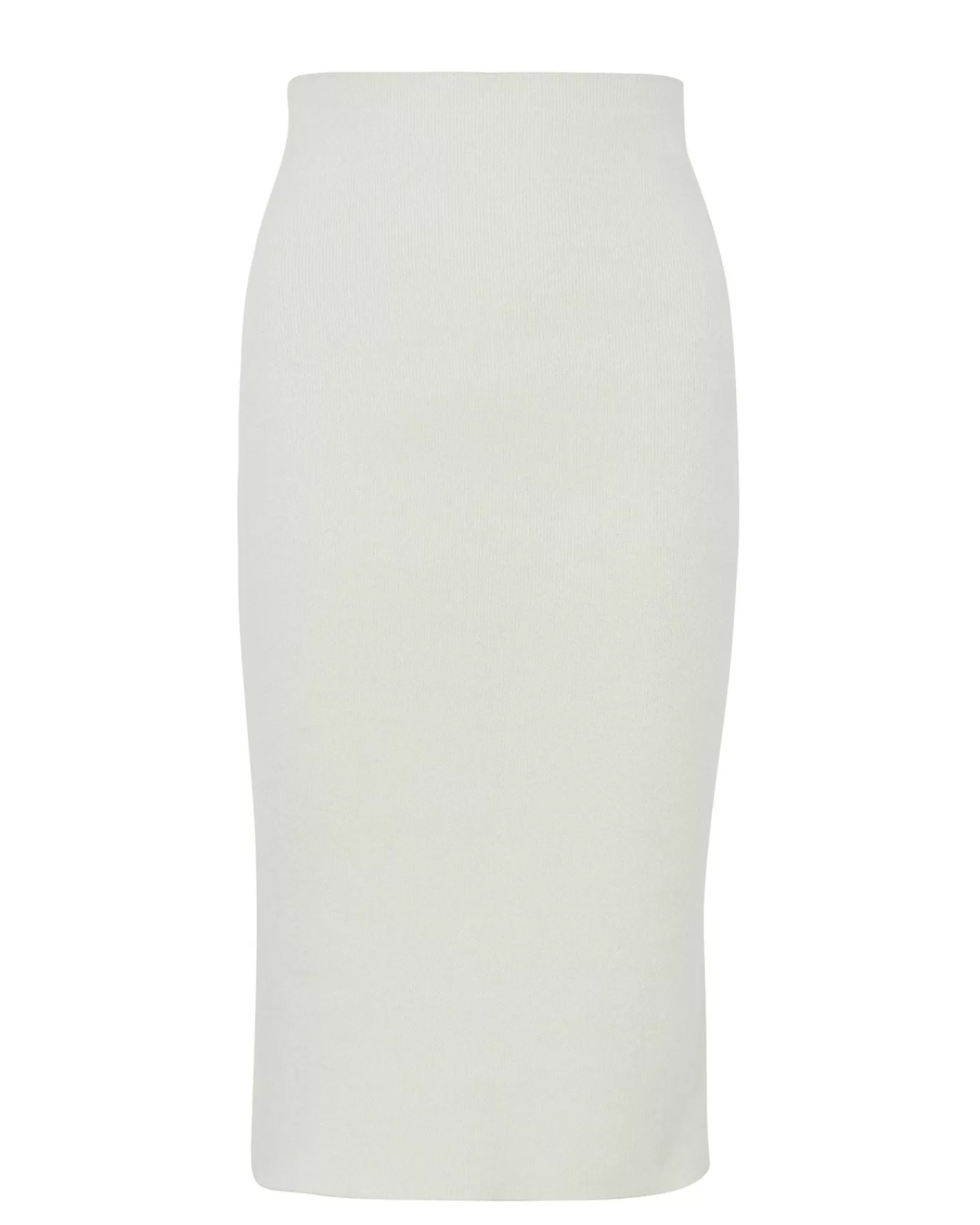 Kujten Dresses & Skirts>Cashmere Pencil Skirt, 2-Threads Blanc