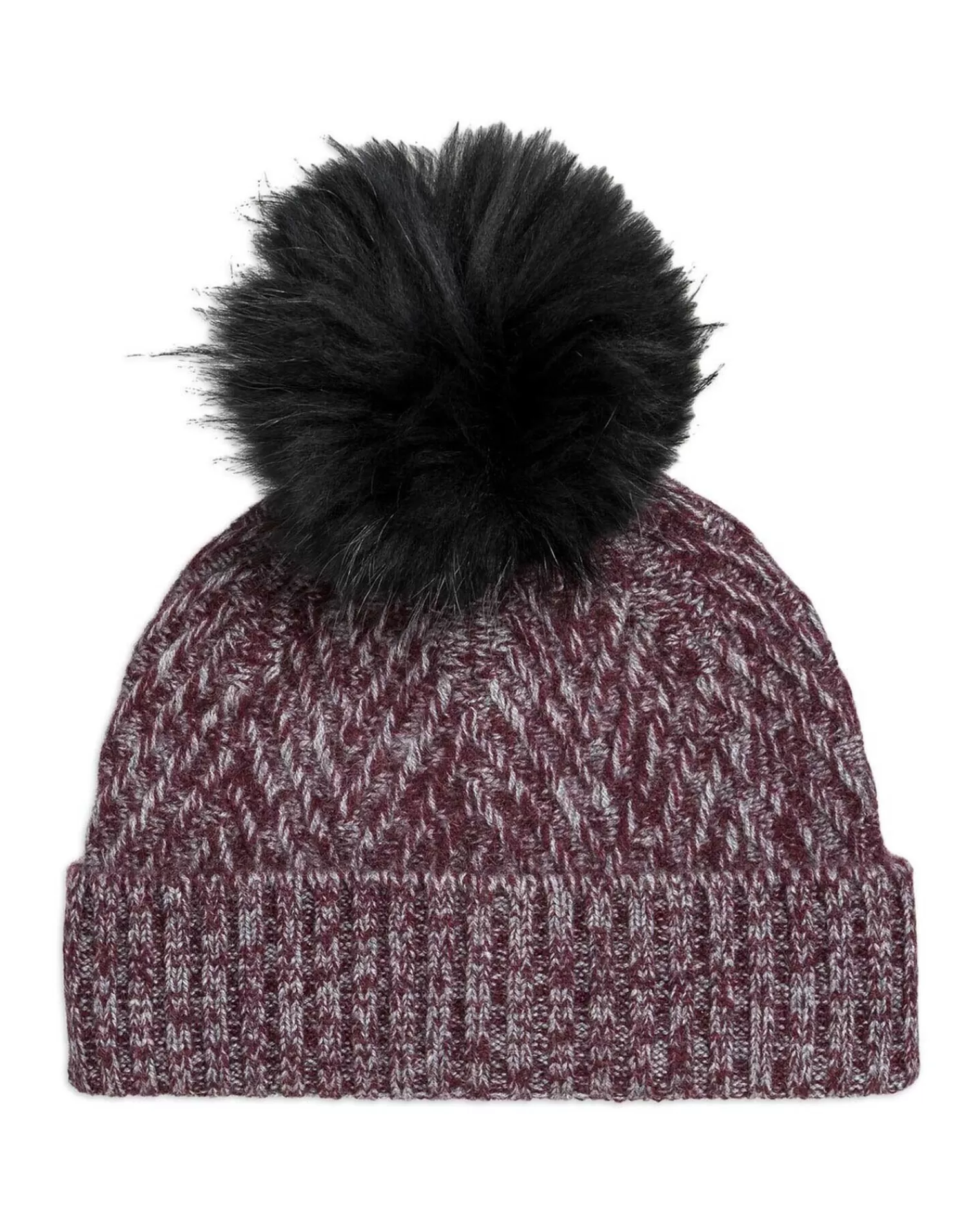 Kujten Hats & Headbands>Cashmere Pompom Hat Bordeaux