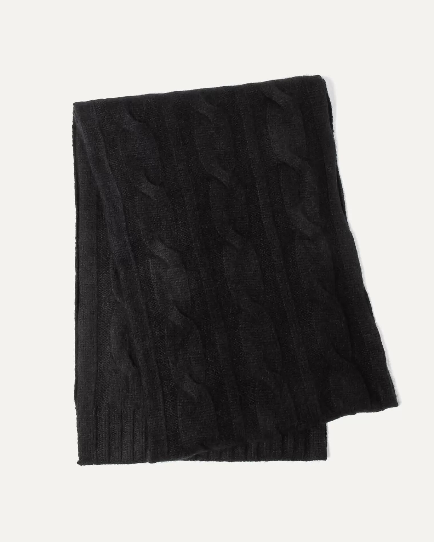 Kujten Scarves & Snoods>Cashmere Scarf Noir