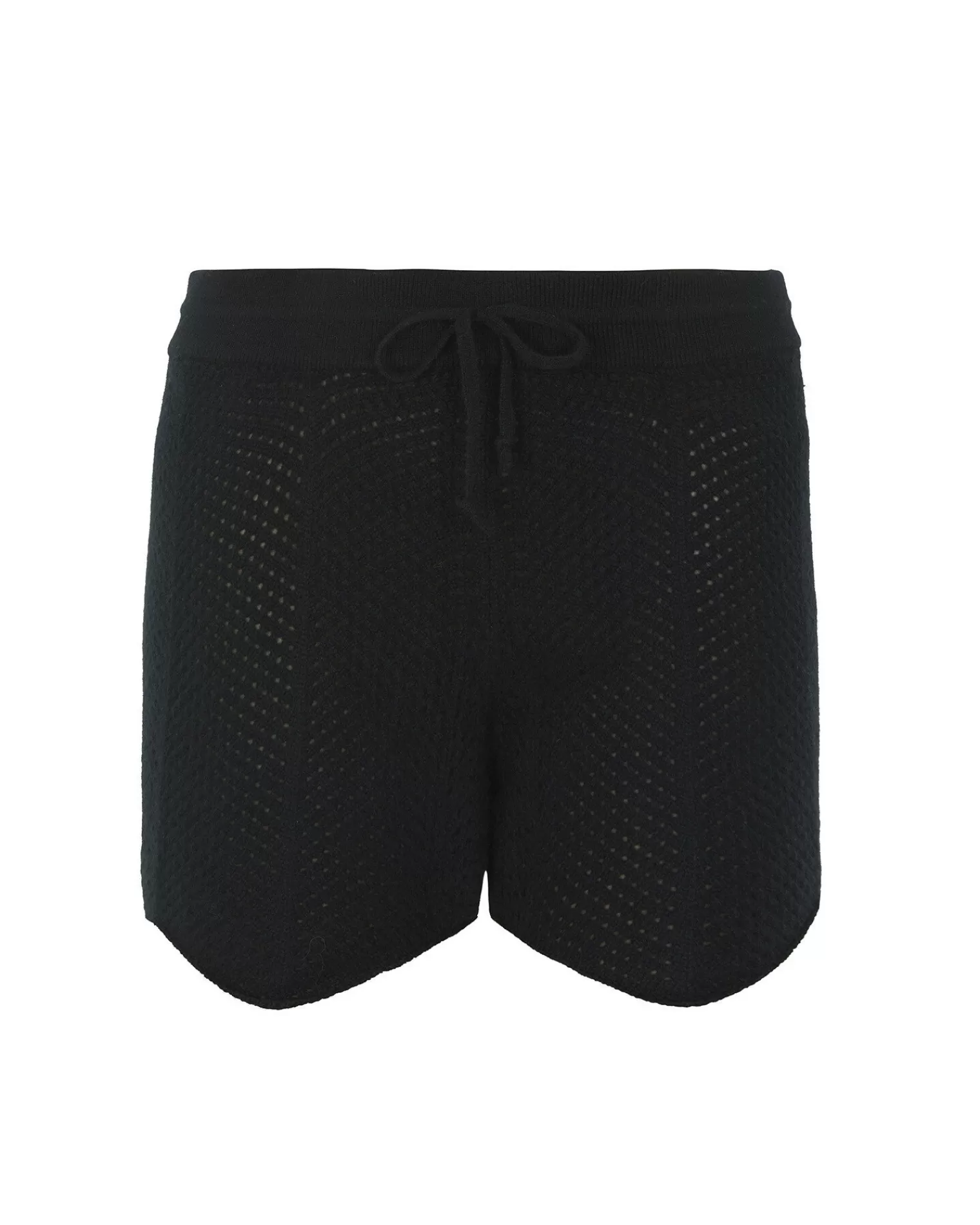 Kujten Pants & Shorts>Cashmere Shorts Noir