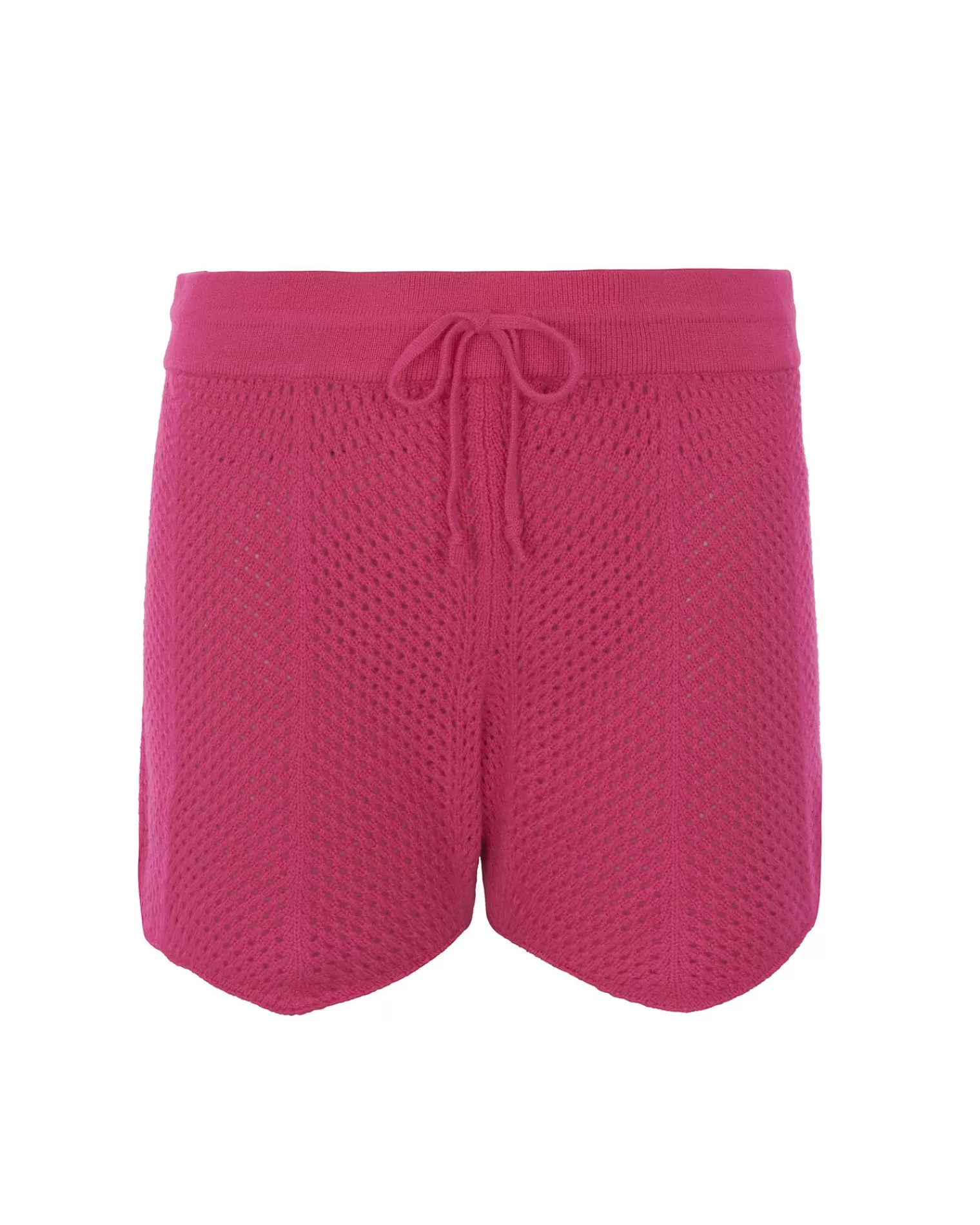 Kujten Pants & Shorts>Cashmere Shorts Rose Fushia