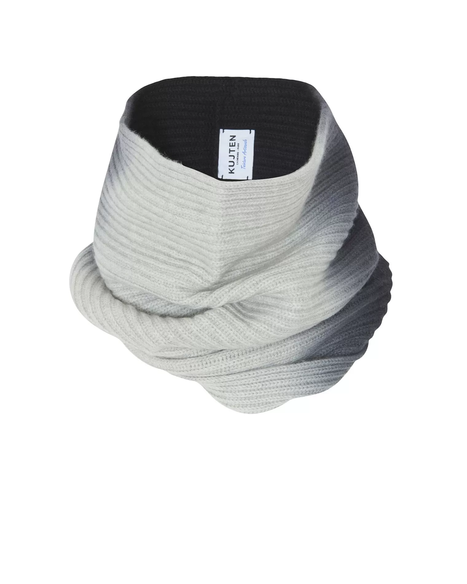 Kujten Scarves & Snoods>Cashmere Snood Gris Bouleau