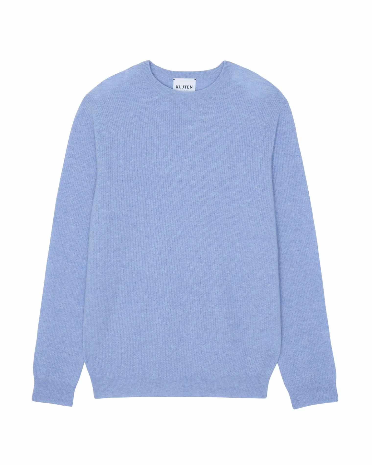 Kujten Sweaters & Sweatshirts>Cashmere Sweater Round Neck Long Sleeves Bleu Jeans