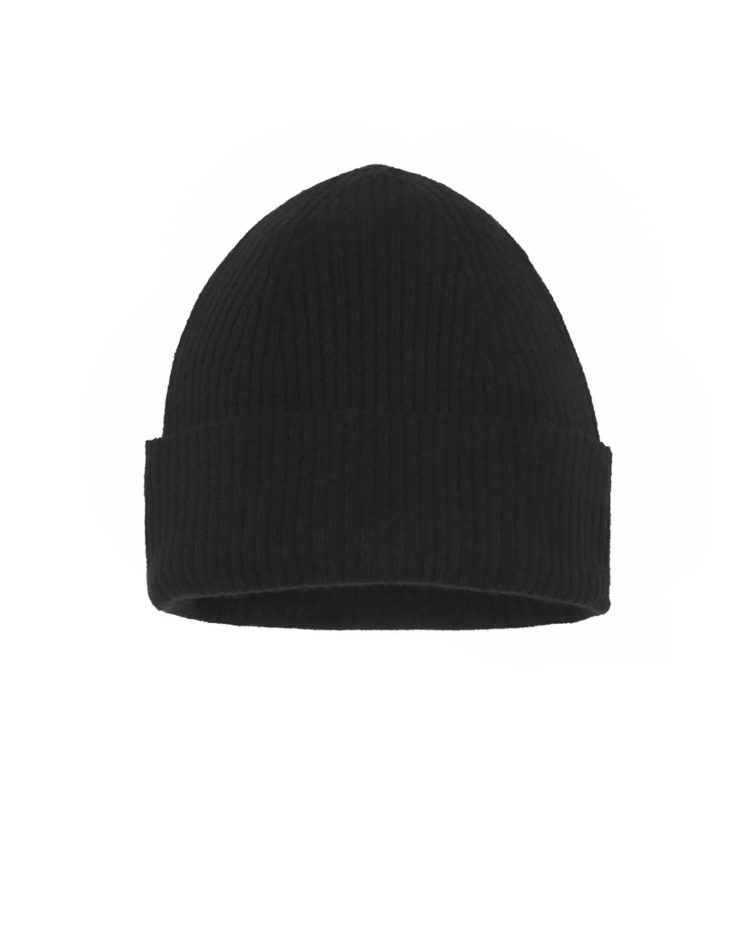 Kujten Hats & Headbands>Cuffed Beanie, 2-Threads Noir