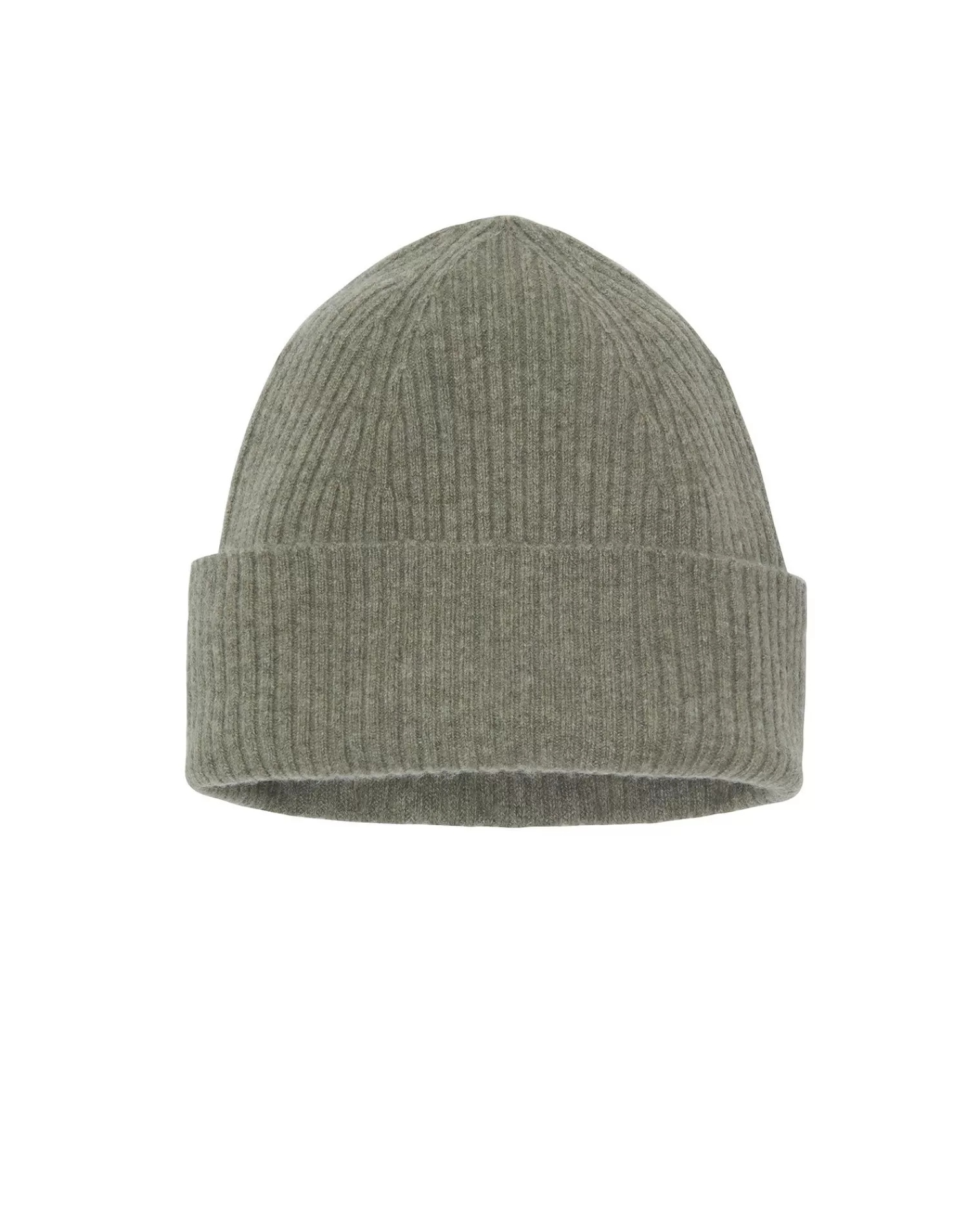 Kujten Hats & Headbands>Cuffed Beanie, 2-Threads Kaki Chine