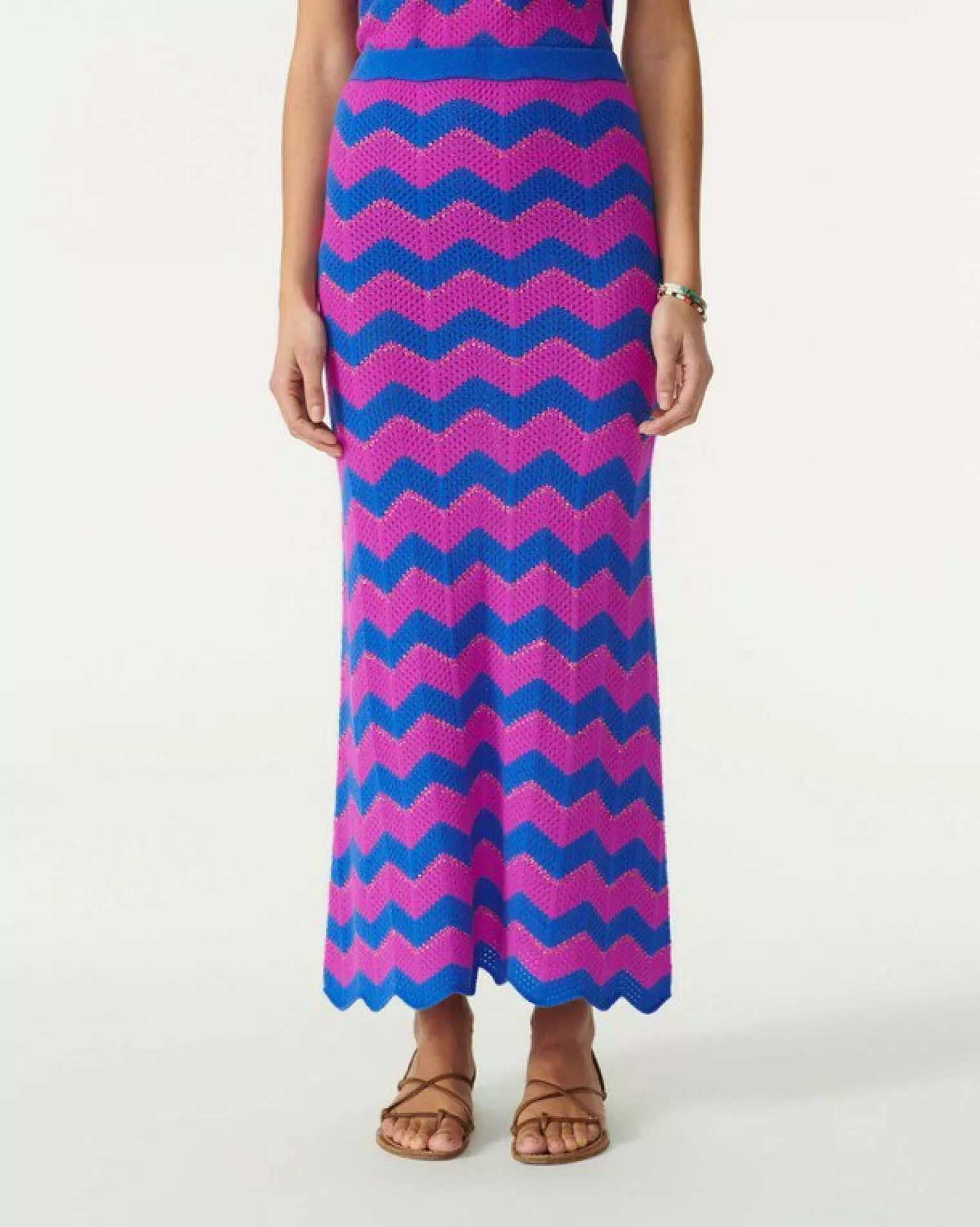 Kujten Dresses & Skirts>Flared Cashmere Skirt Deep Kabalos