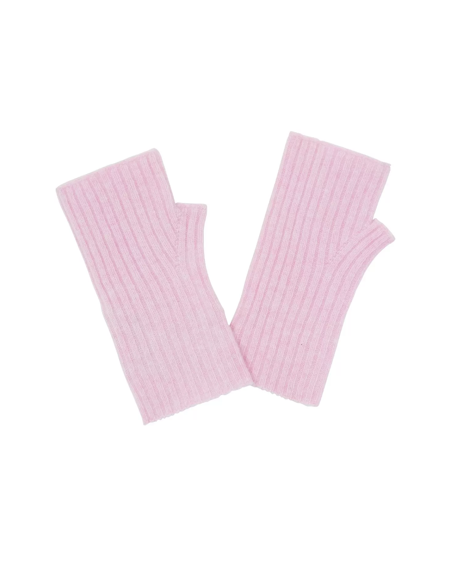 Kujten Gloves & Mittens>Kids Cashmere Mittens, 2-Threads Candy Pink