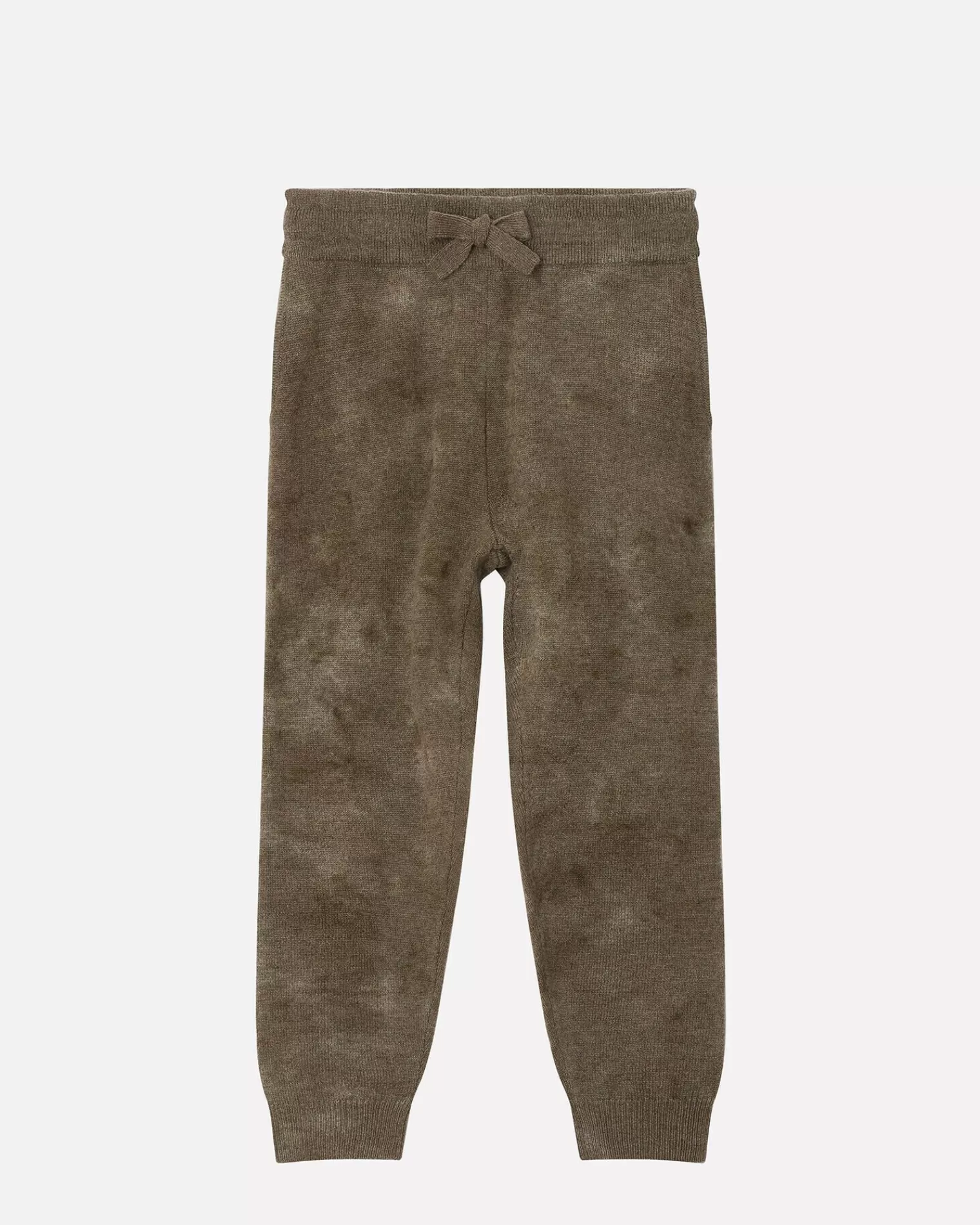 Kujten Joggings>Kids Tie & Dye Cashmere Jogging Kaki Chine