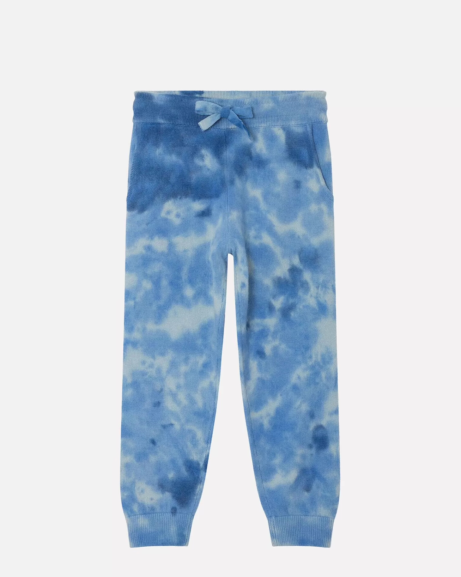 Kujten Joggings>Kids Tie & Dye Cashmere Jogging Bleu