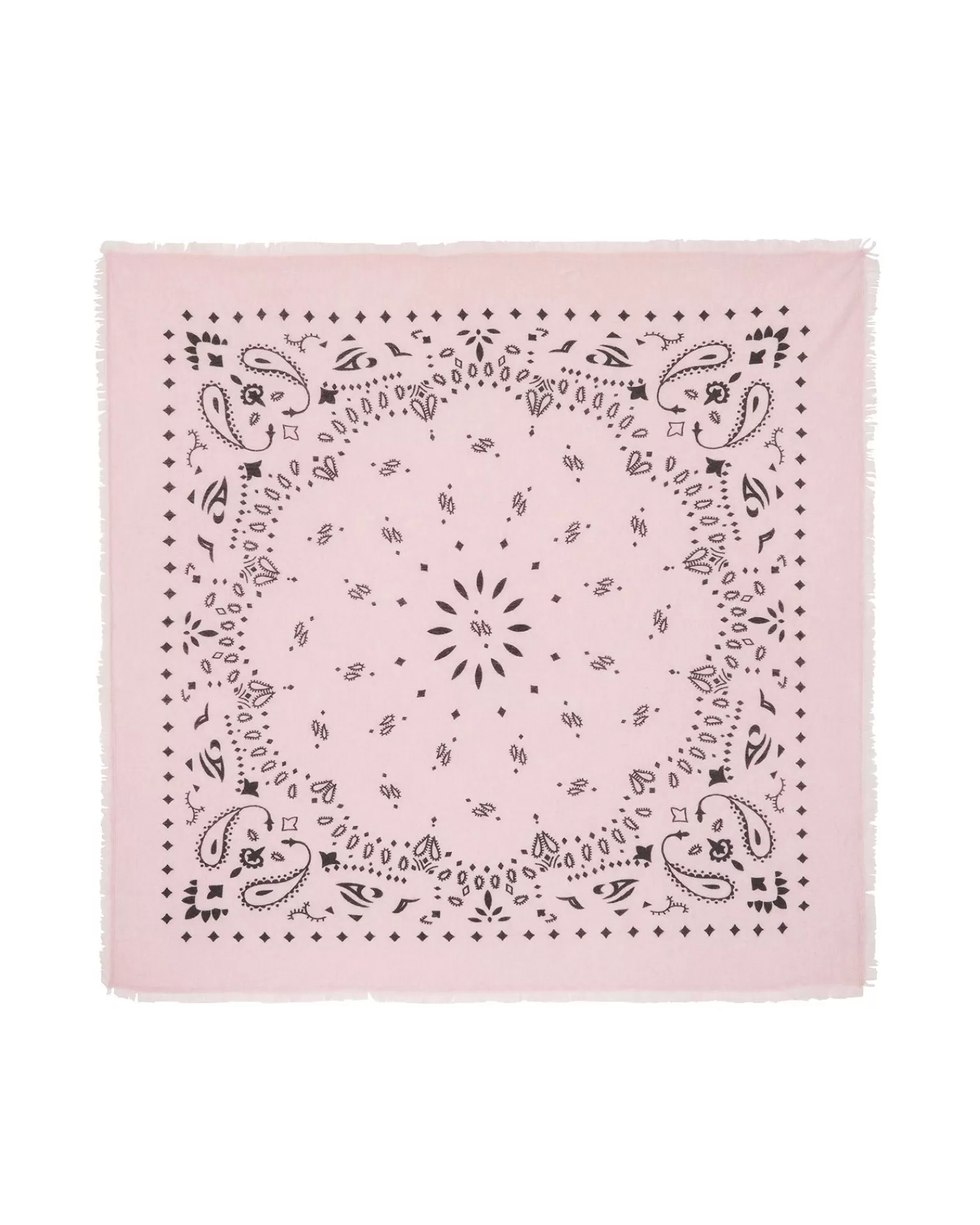 Kujten Scarves & Snoods>Large Cashmere Bandana Candy Pink