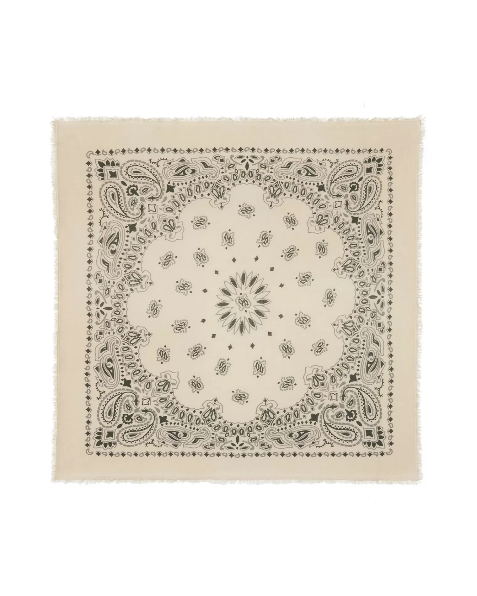 Kujten Bandanas>Large Cashmere Bandana, 2-Threads Organique