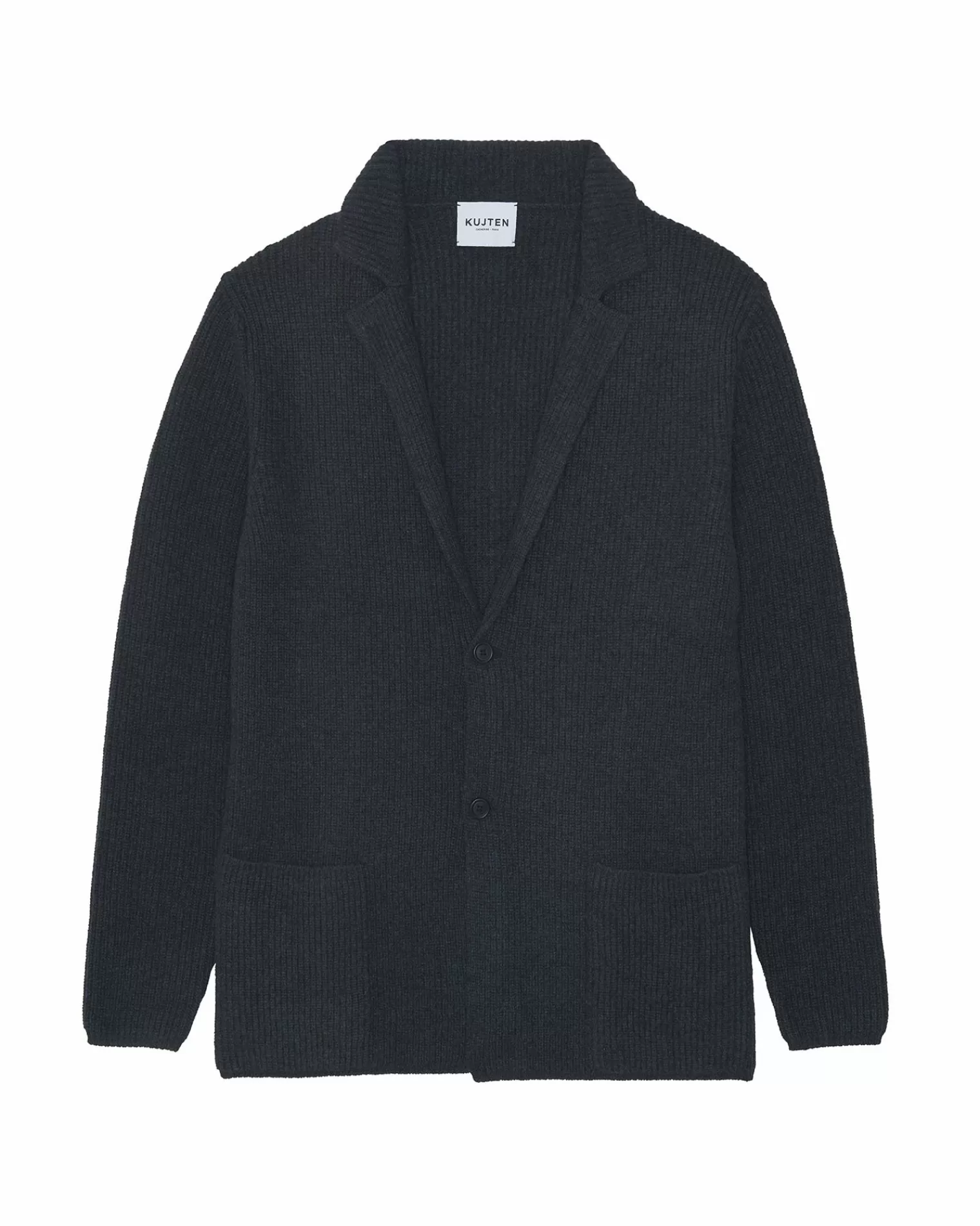 Kujten Jackets & Vests>Long Sleeves Blazer Cashmere Cardigan Ocean