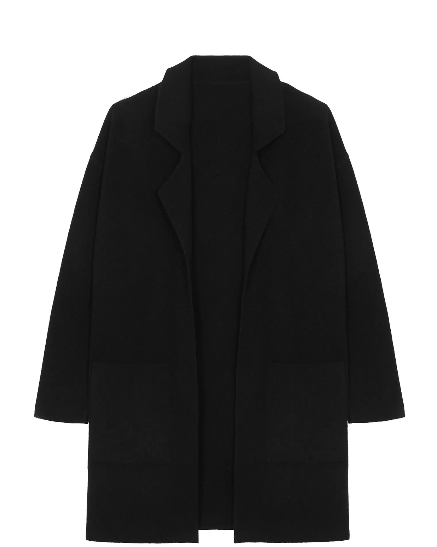 Kujten Coats>Men Reversible Cashmere Blazer Jacket, 2-Threads Noir