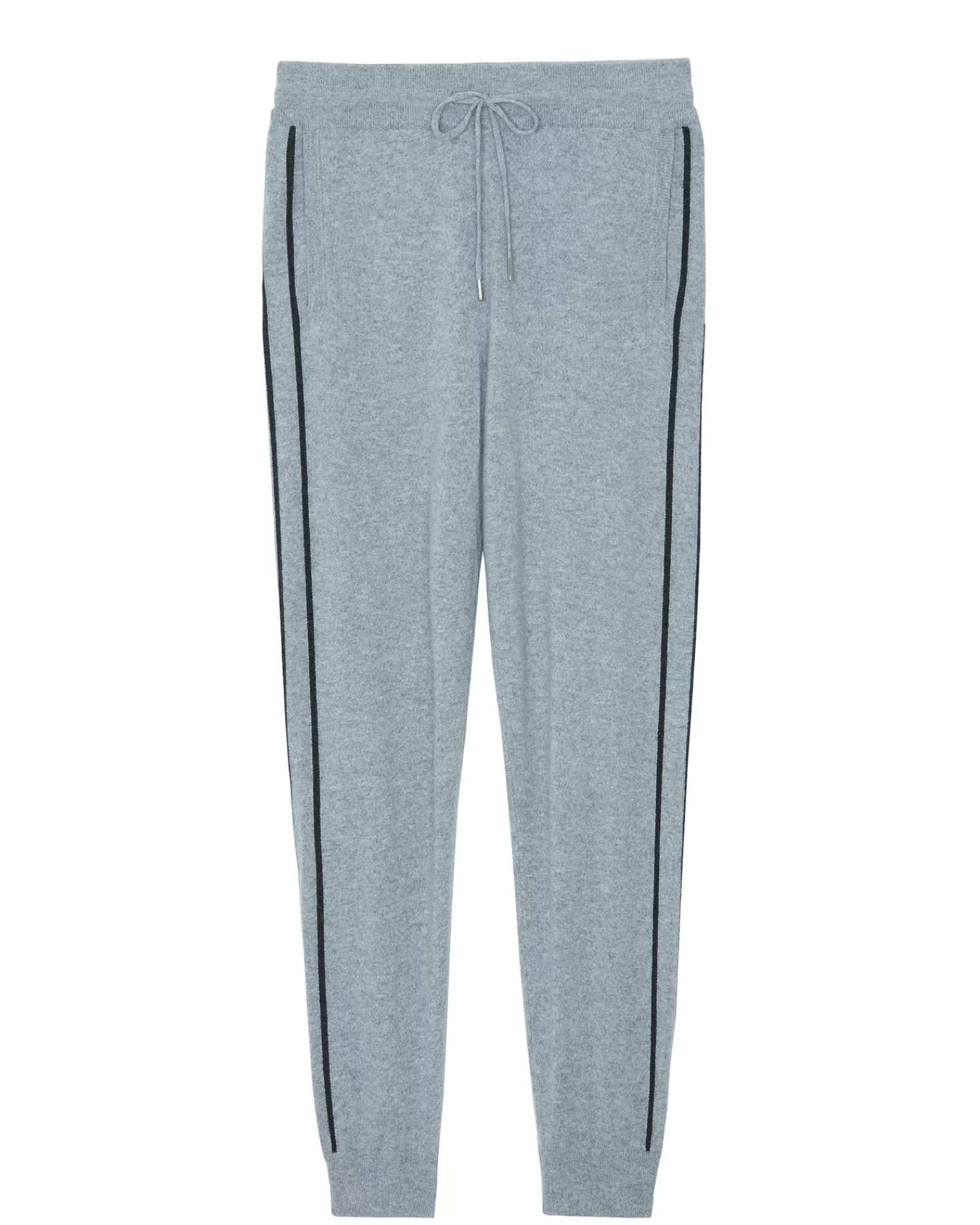 Kujten Joggings & Shorts>Men Straight Cut Cashmere Jogging Gris Chine