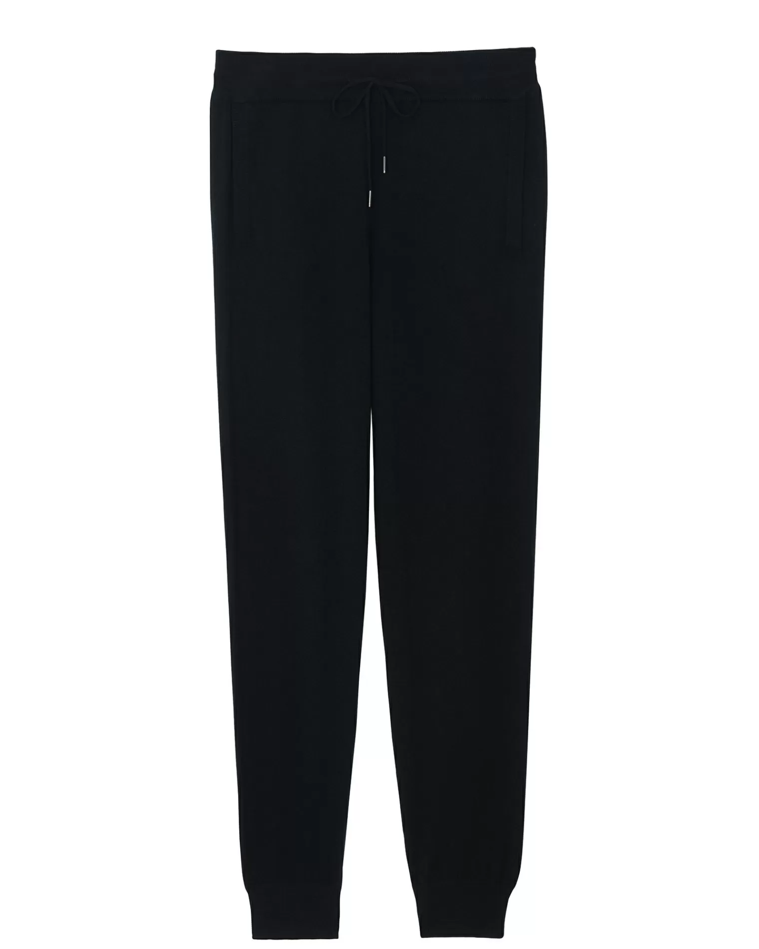 Kujten Joggings & Shorts>Men Straight Cut Cashmere Jogging, 2-Threads Noir