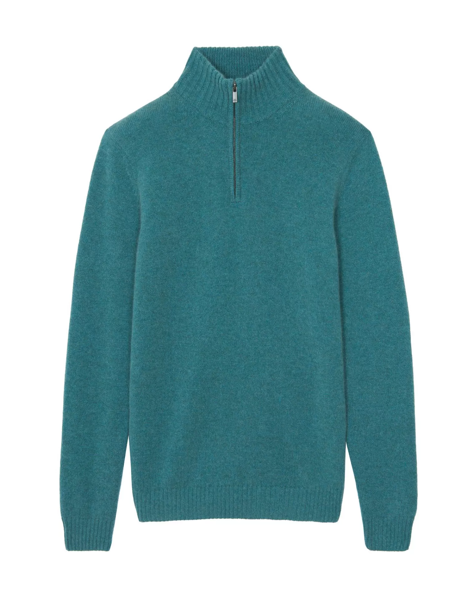 Kujten Sweaters & Sweatshirts>Men Turtleneck Cashmere Sweater Vert Chine