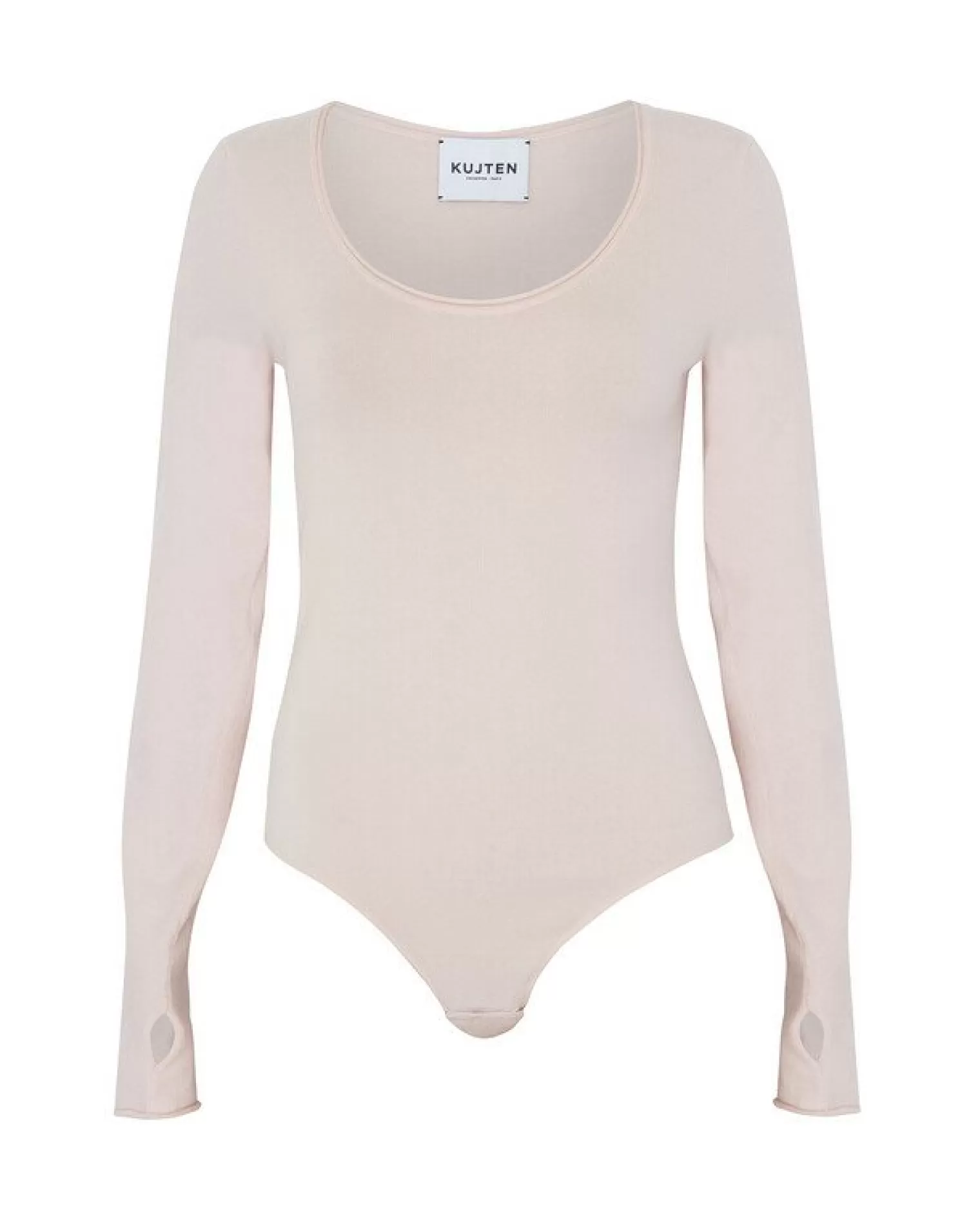 Kujten Body>Mittens Sleeves U Neck Cashmere Body Vieux Rose