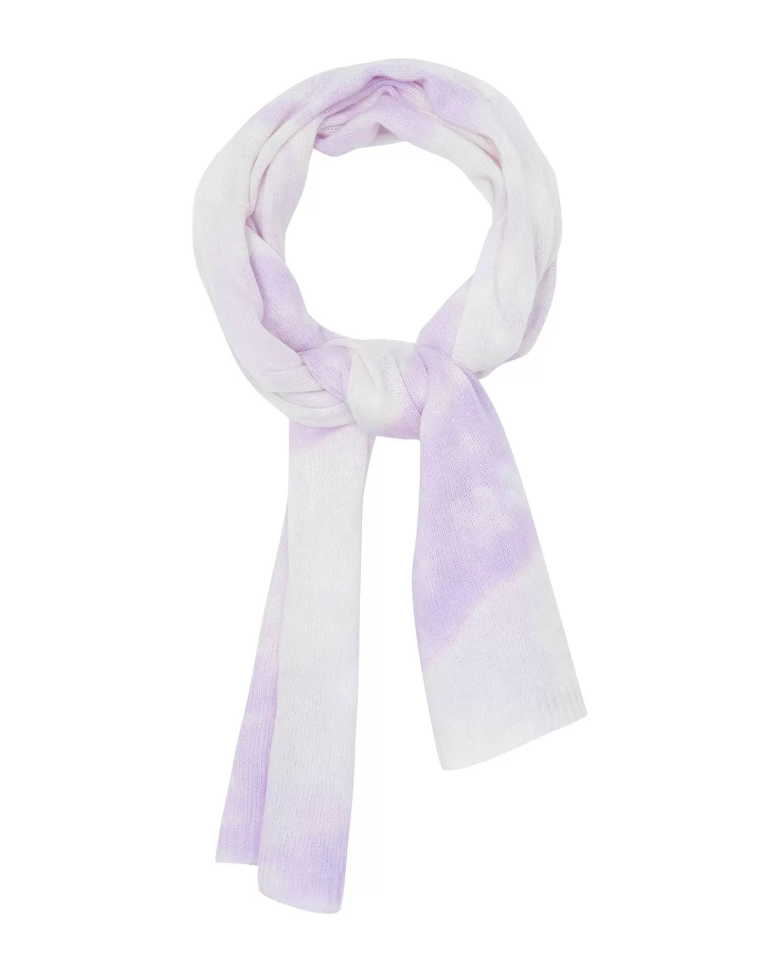 Kujten Scarves & Snoods>Off-Gauge Cashmere Scarf Parme Chine