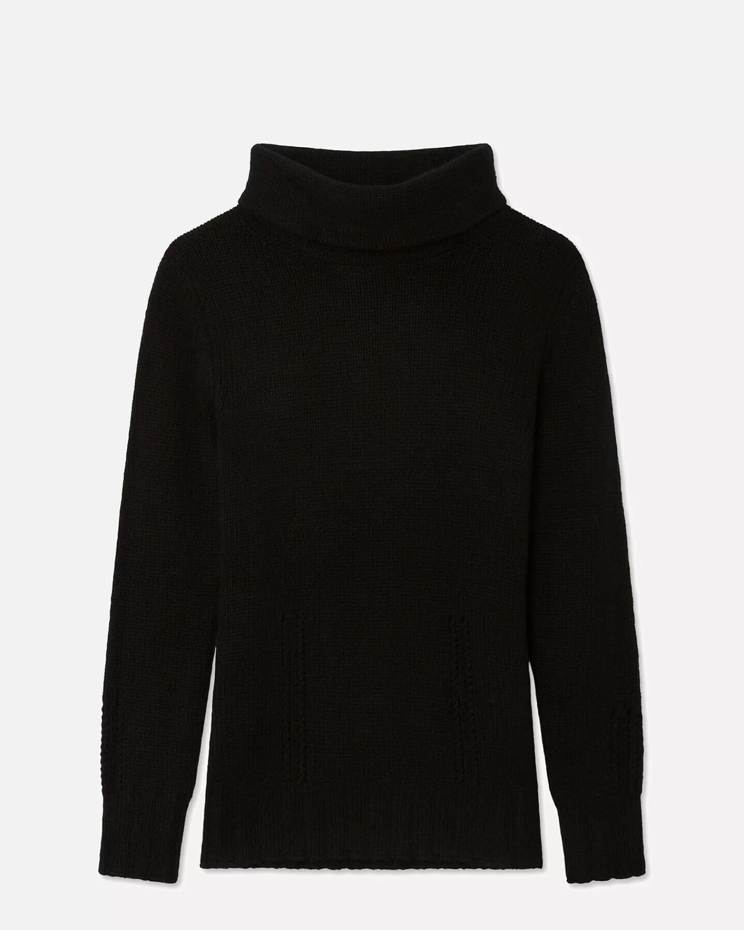 Kujten Sweaters & Sweatshirts>Oversize Turtleneck Cashmere Sweater Noir