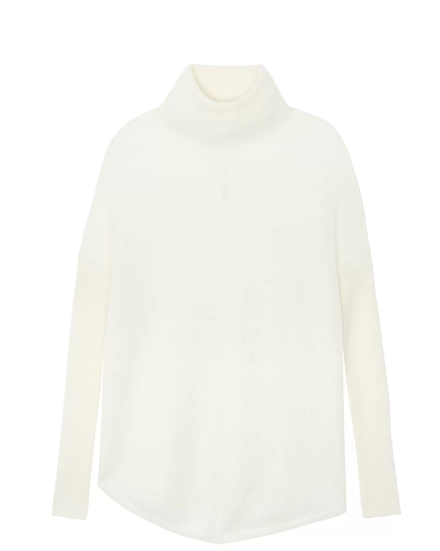 Kujten Sweaters & Sweatshirts>Oversized Cashmere Turtleneck Sweater Blanc