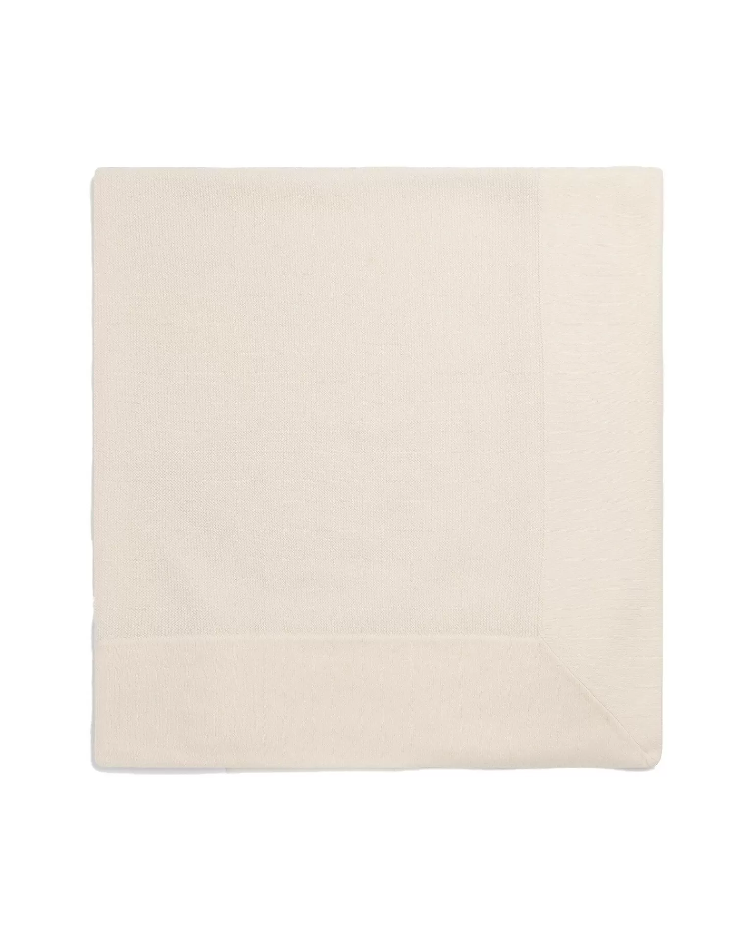 Kujten Baby>Plain Baby Cashmere Blanket Blanc