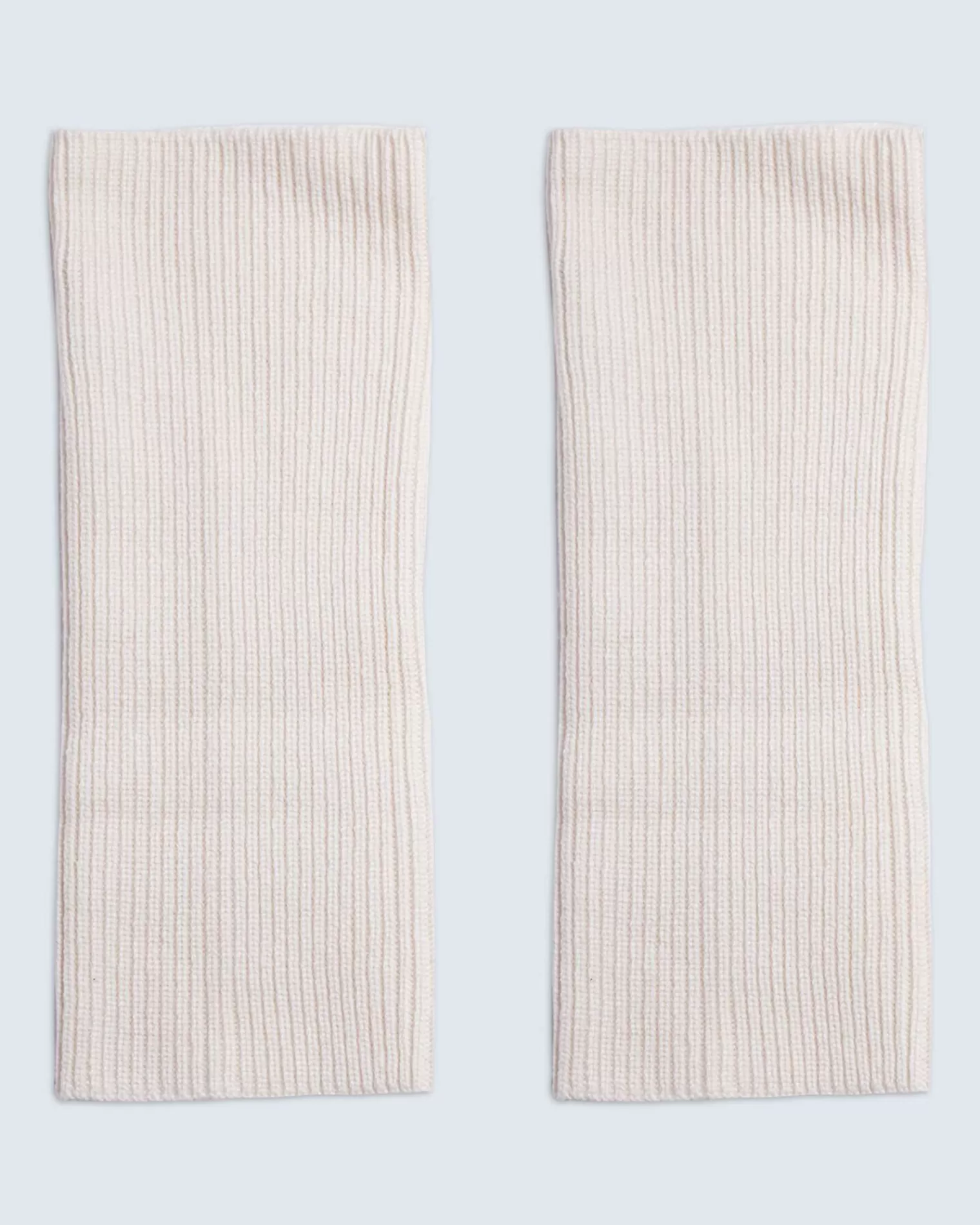 Kujten Socks & Leg Warmers>Plain Colored Cashmere Gaiters Blanc