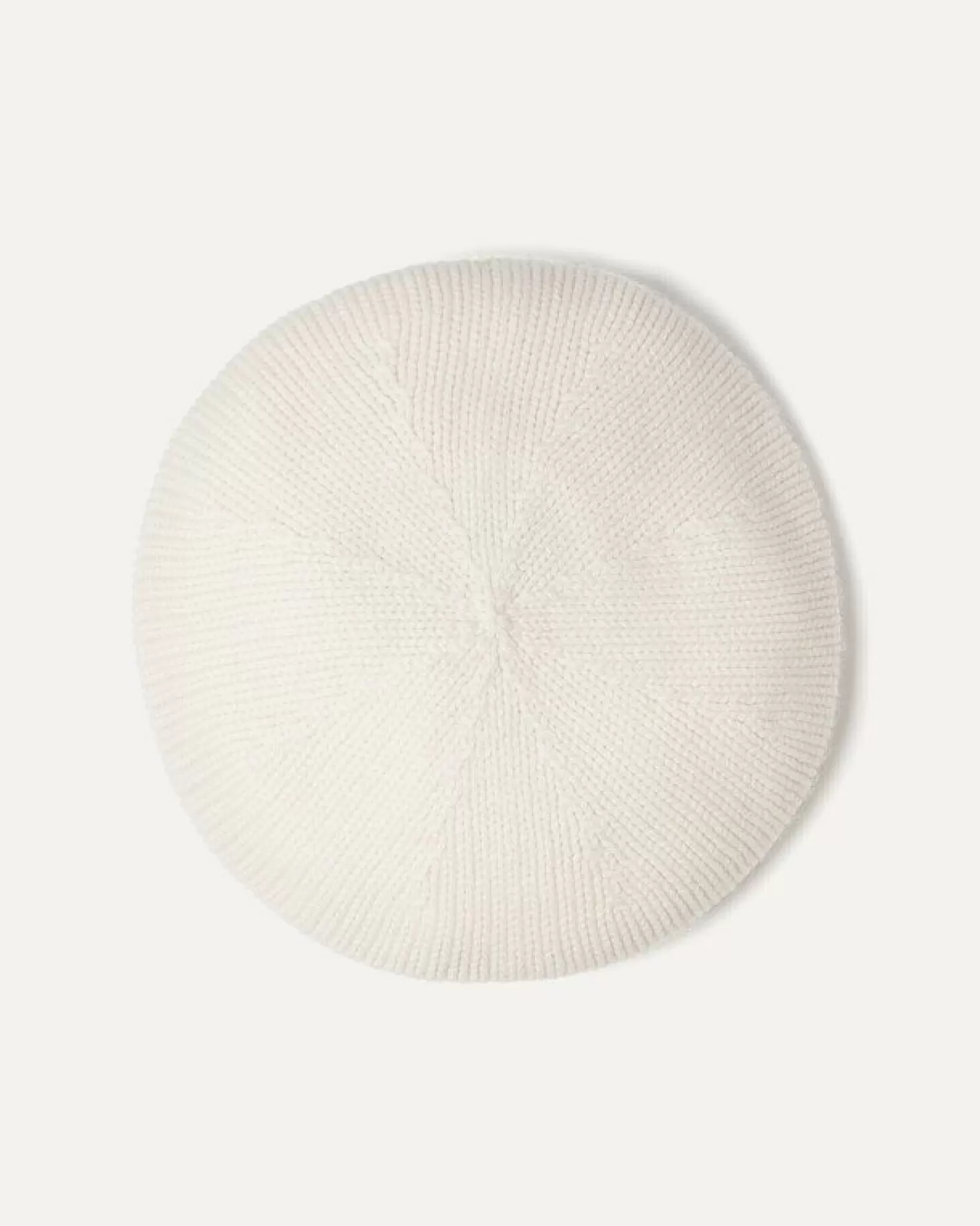 Kujten Hats & Headbands>Plain Coloured Cashmere Beret Blanc