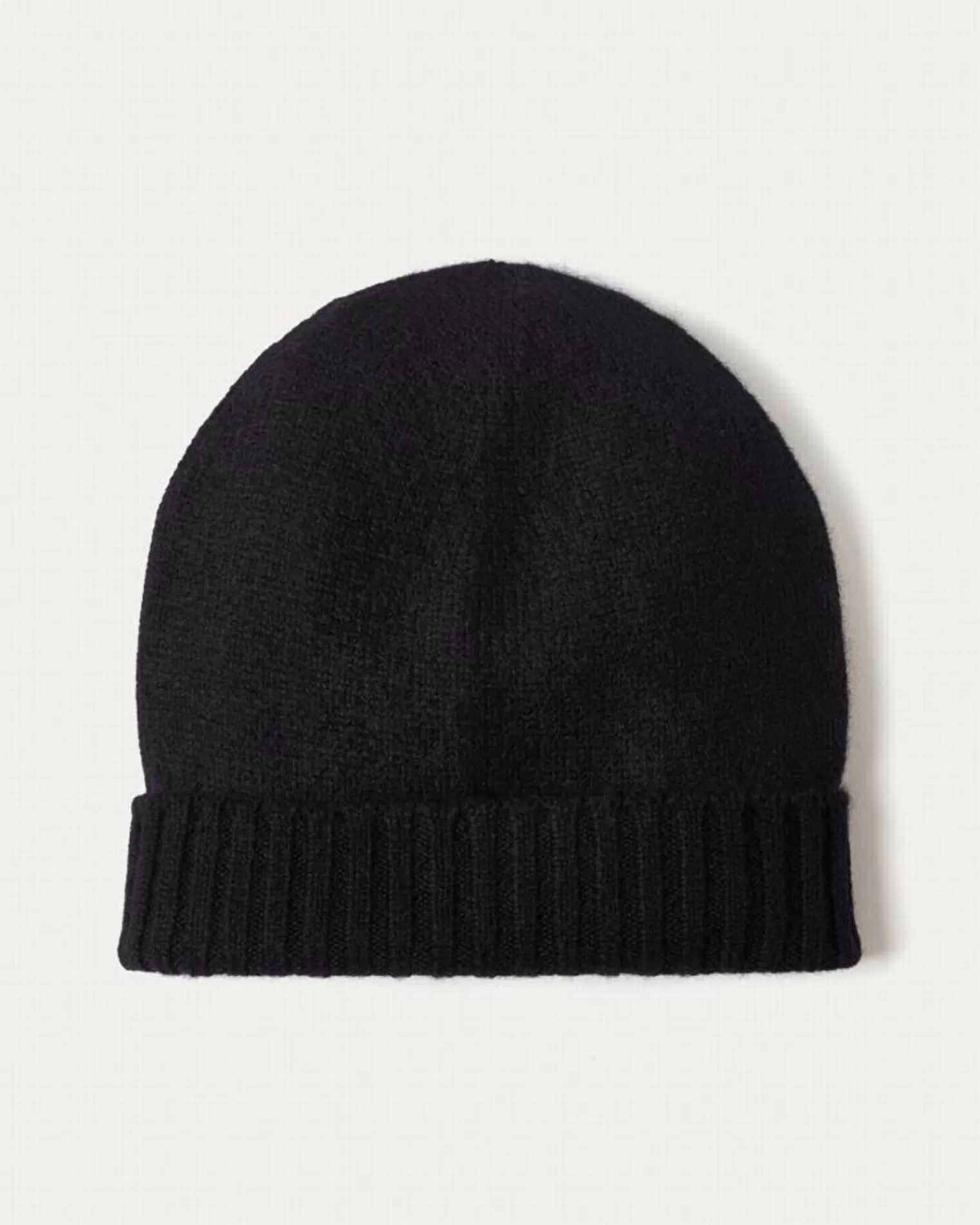 Kujten Hats & Headbands>Plain Unisex Cashmere Hat, 6-Threads Noir