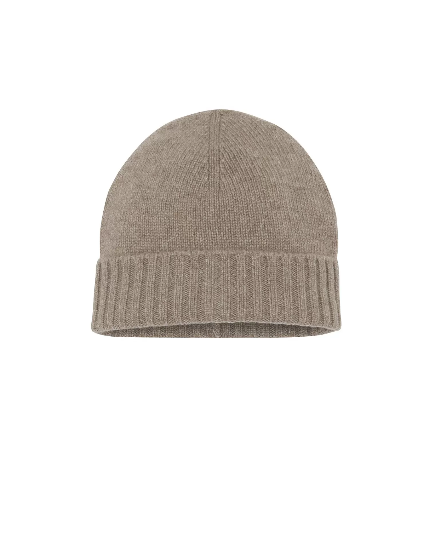 Kujten Hats & Headbands>Plain Unisex Cashmere Hat, 6-Threads Beige Taupe