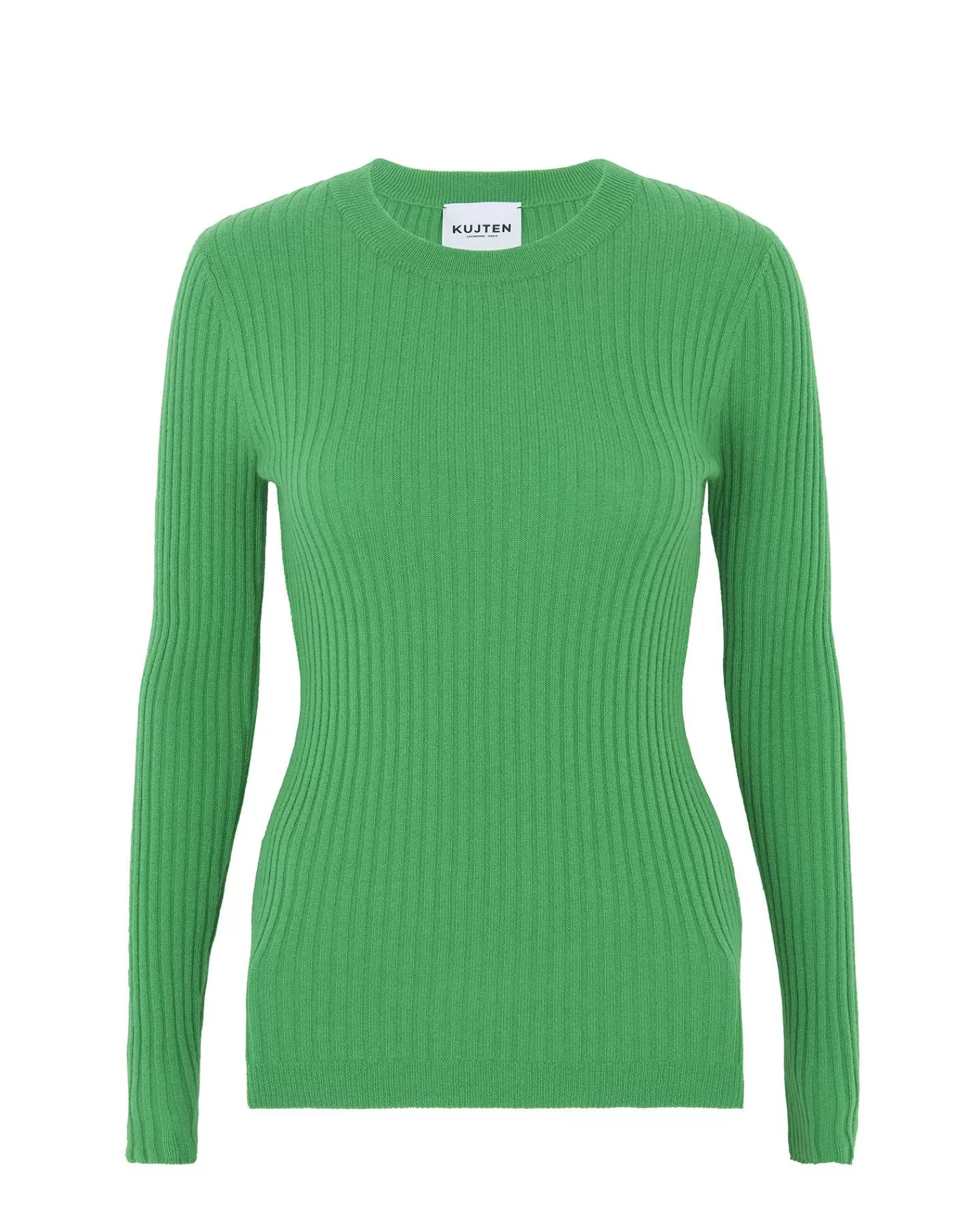 Kujten Sweaters & Sweatshirts>Round Neck Cashmere Sweater Vert Gazon