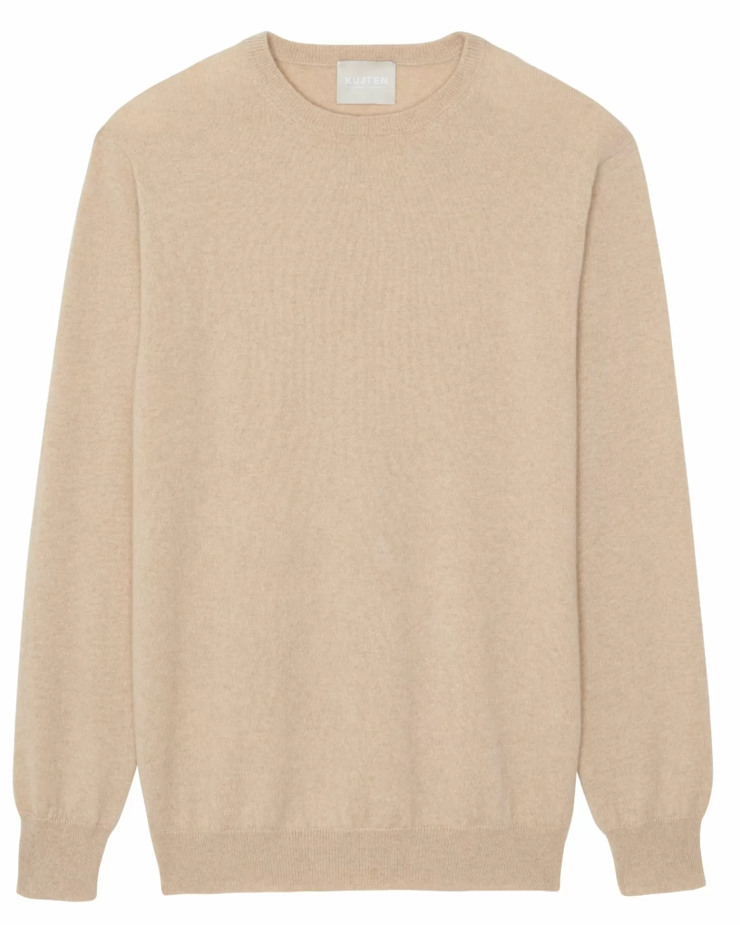 Kujten Sweaters & Sweatshirts>Round Neck Long Sleeves Cashmere Sweater Organique