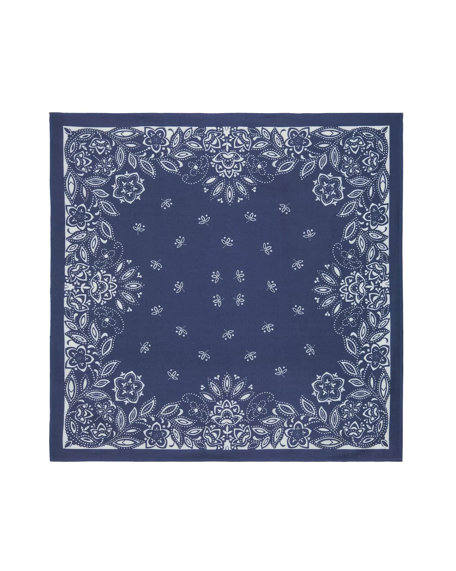 Kujten Scarves & Snoods>Silk-Cashmere Scarf Bleu Marine Fonce