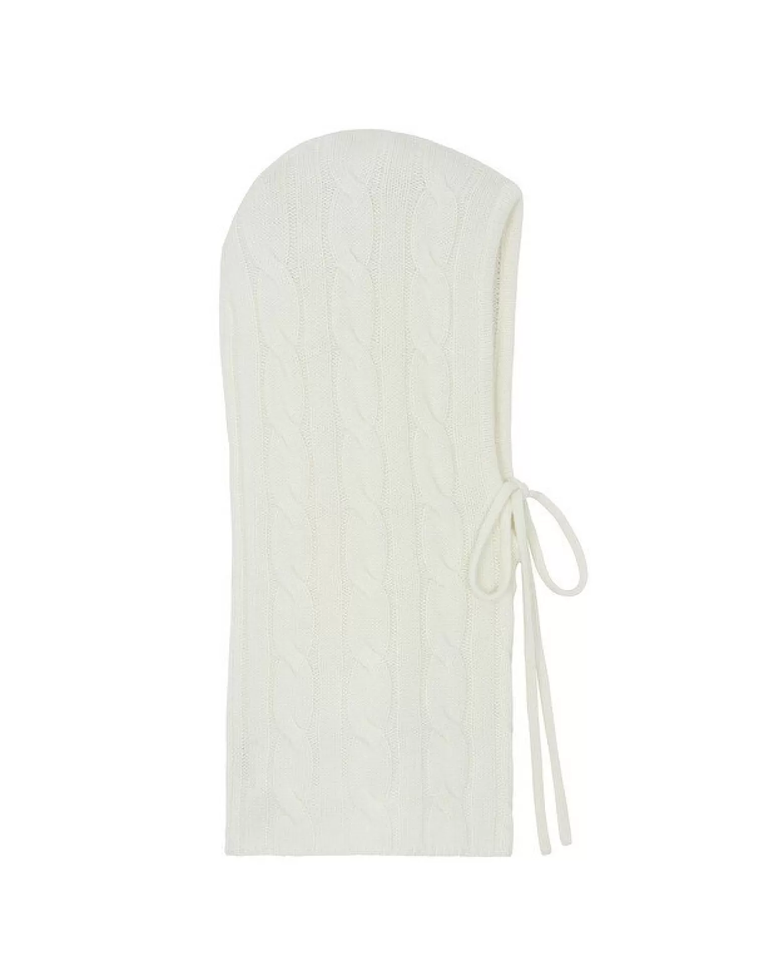 Kujten Hats & Headbands>Twisted Cashmere Hood, 6-Threads Blanc