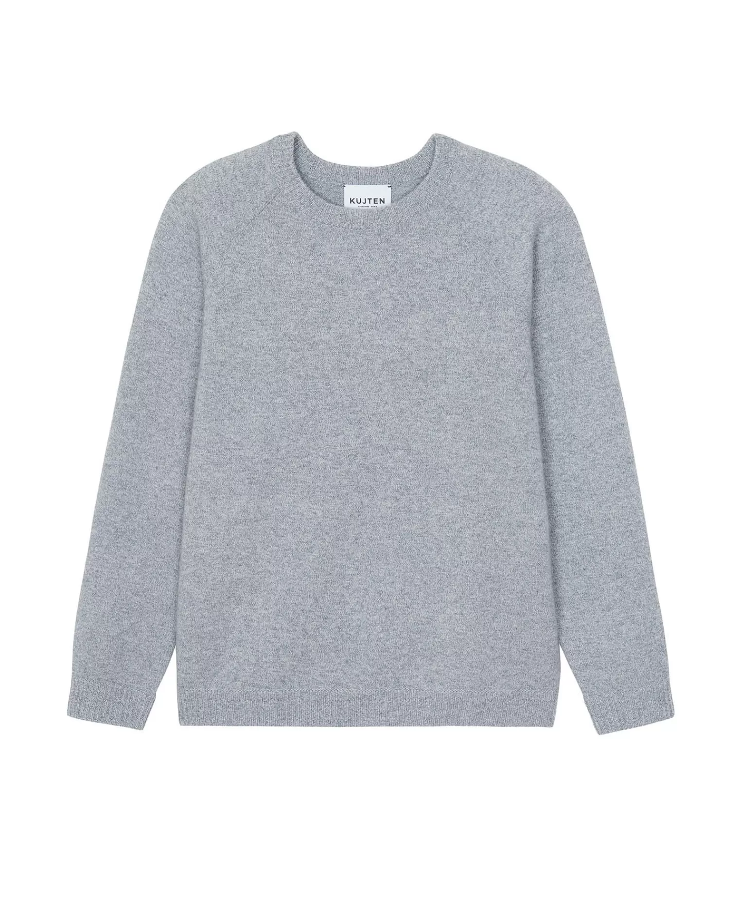 Kujten Sweaters & Sweatshirts>Unisex Round Neck Sweatshirt Gris Mouline