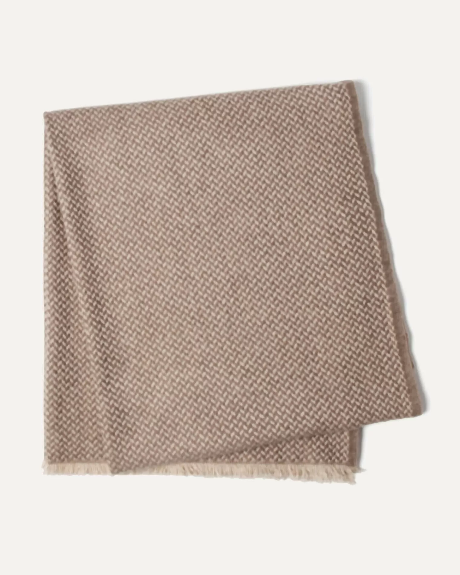 Kujten Scarves & Snoods>Unisex Woven Cashmere Scarf Organique