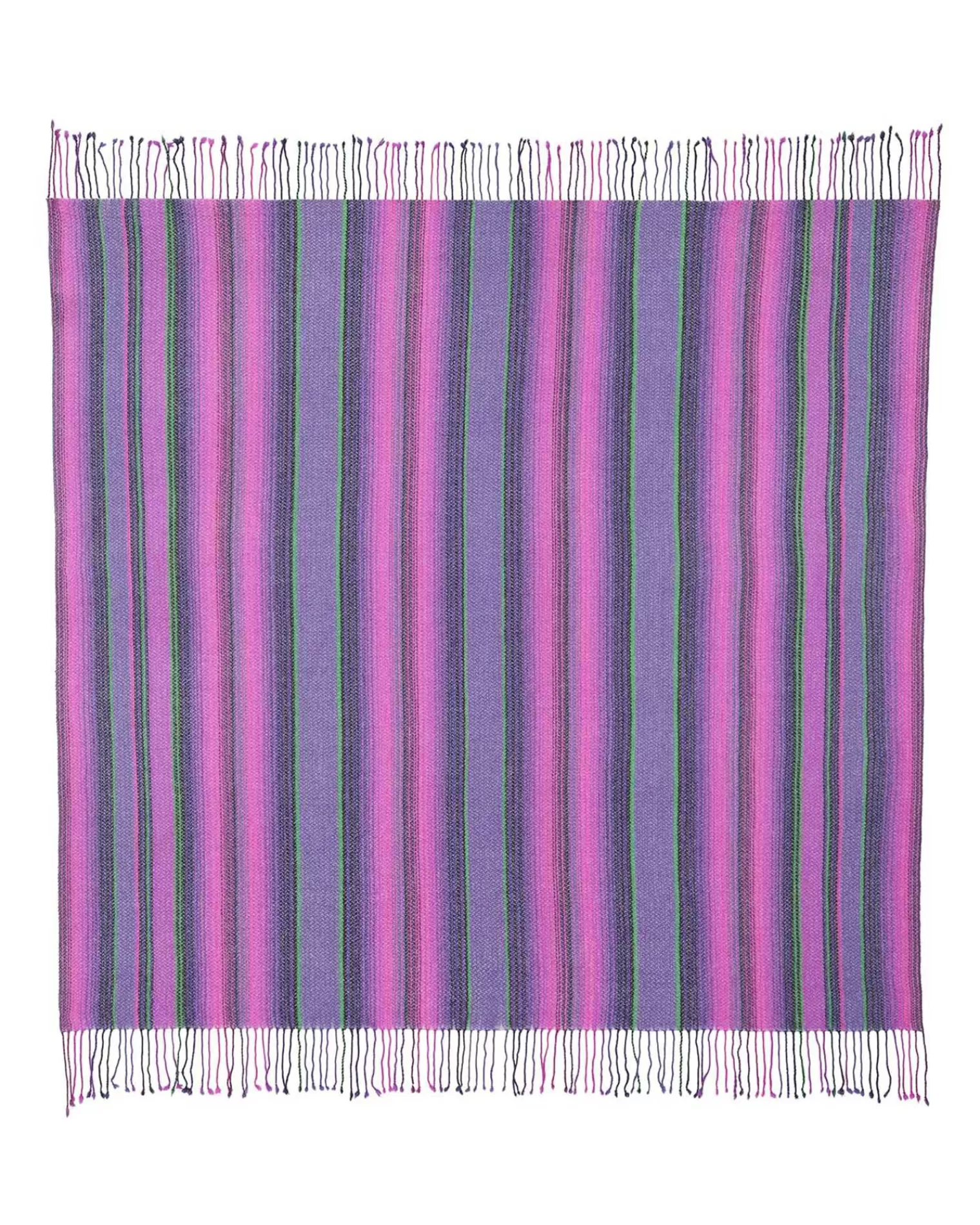 Kujten Scarves & Snoods>Very Large Fringed Bandana Violet